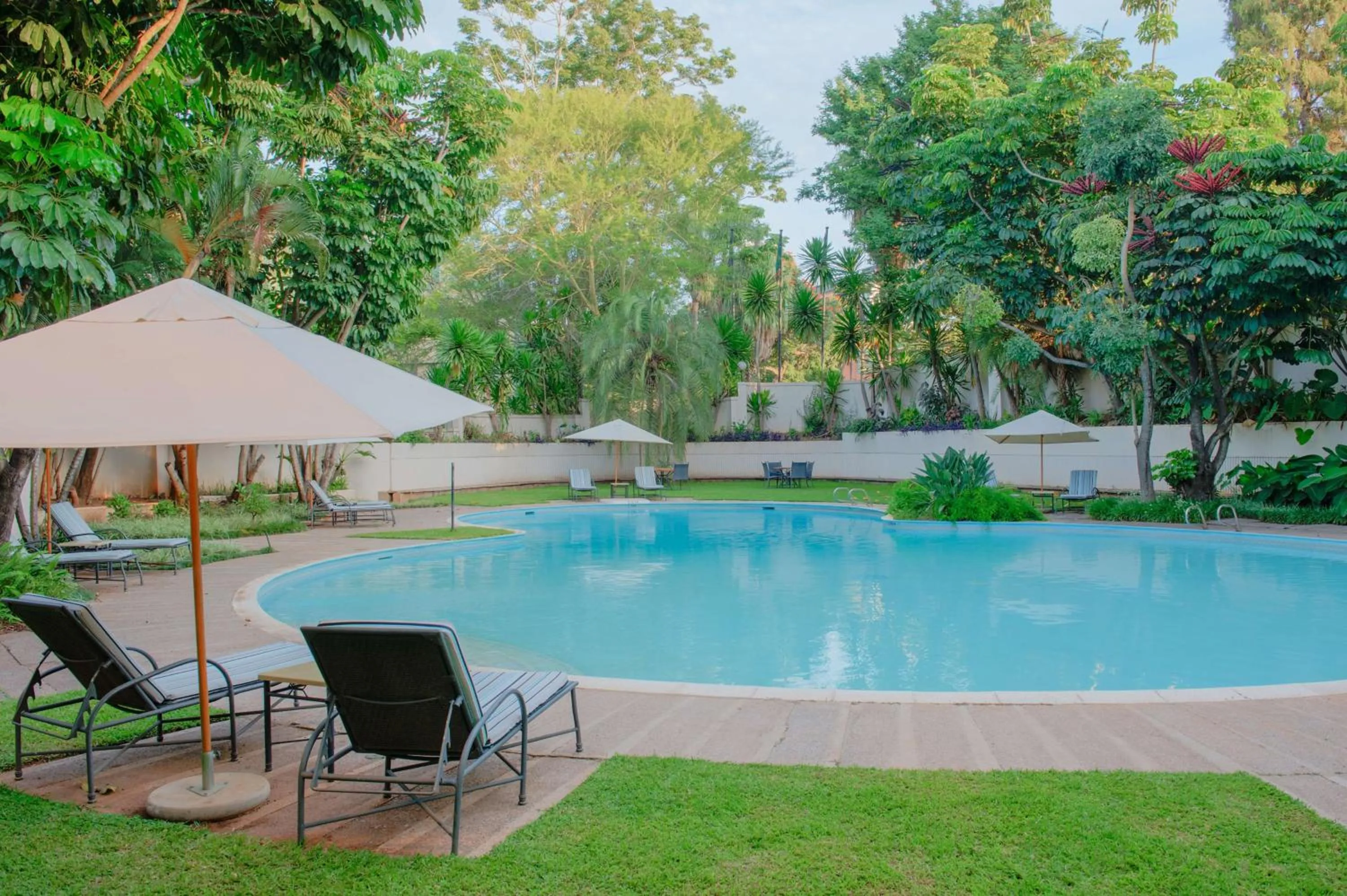 Pool view in Southern Sun Ridgeway Lusaka