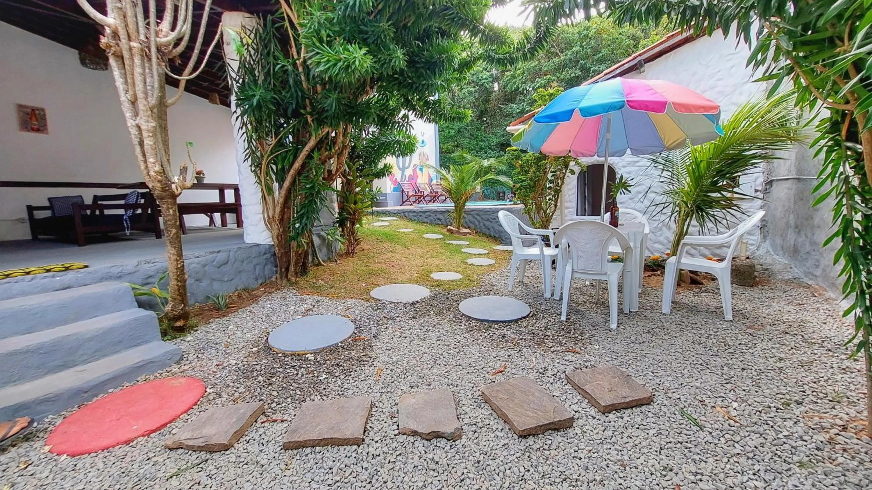 Patio in Pousada Toa Toa Em Pipa