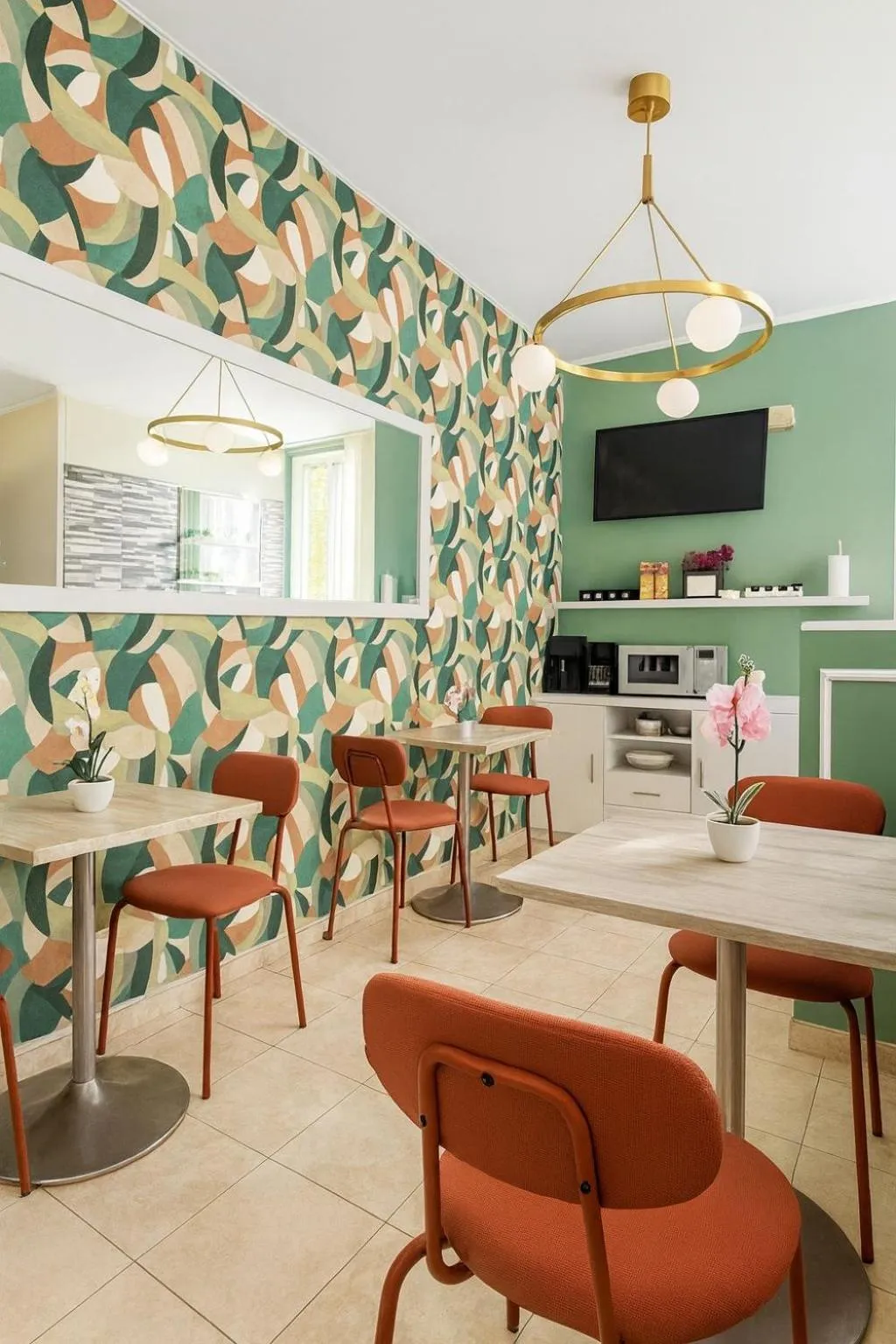 Dining area in Hotel Aurelia Milano Centrale