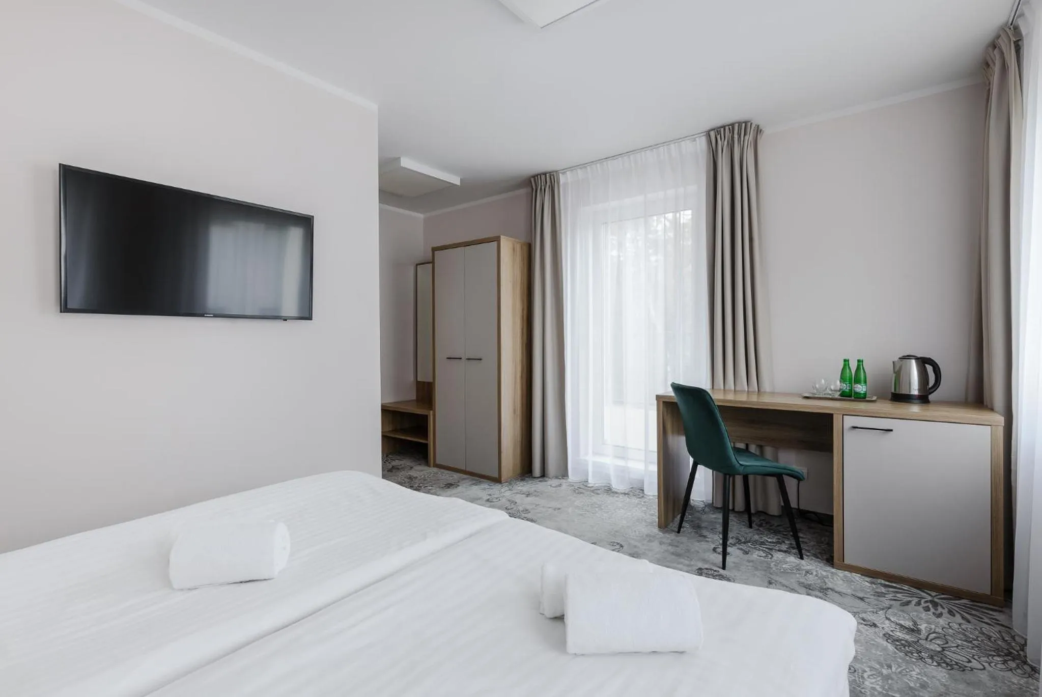 Property building, Bed in Interferie Dąbki SU Argentyt