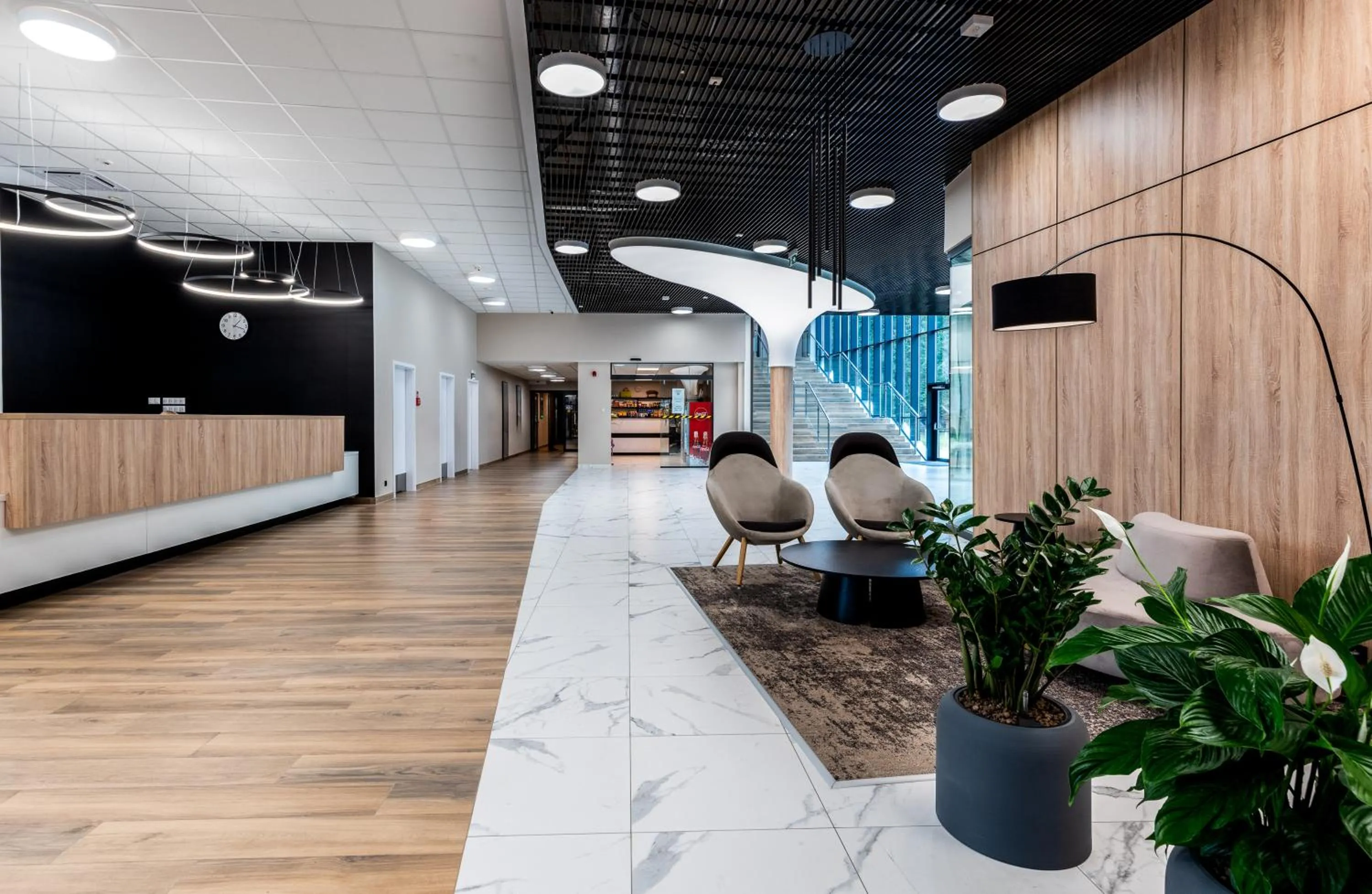 Lobby or reception in Interferie Dąbki SU Argentyt