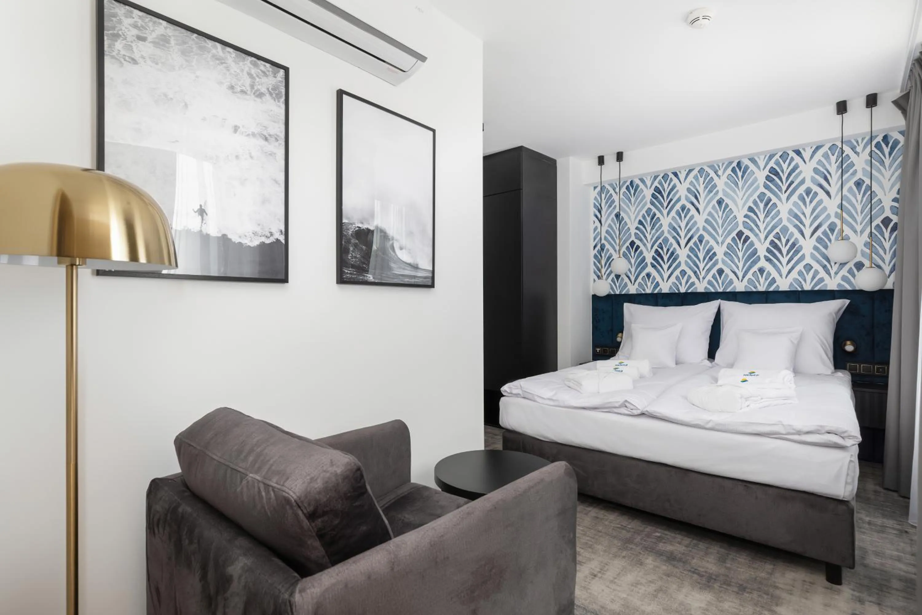 Photo of the whole room, Bed in Interferie Dąbki SU Argentyt