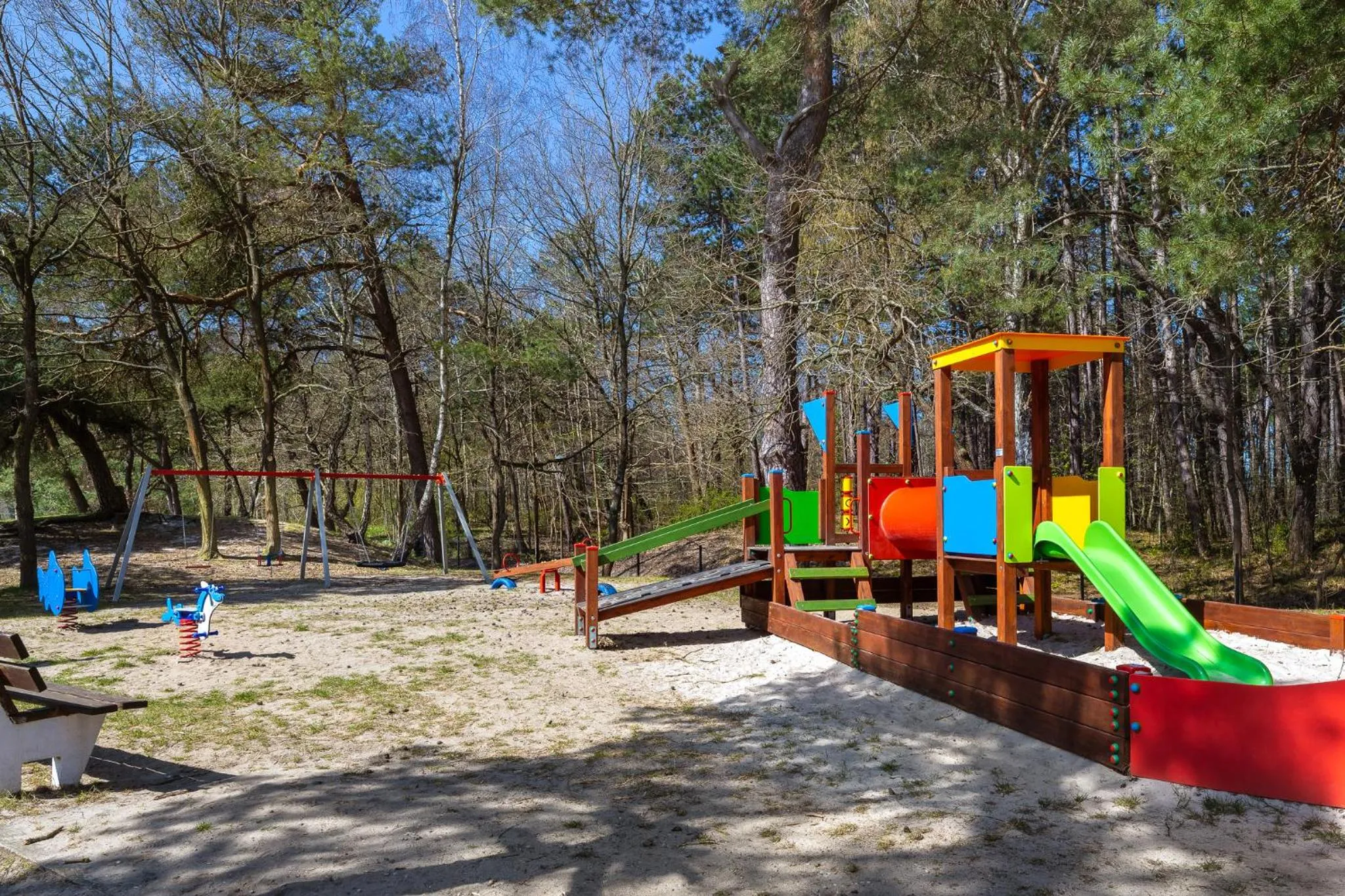 Children play ground in Interferie Dąbki SU Argentyt