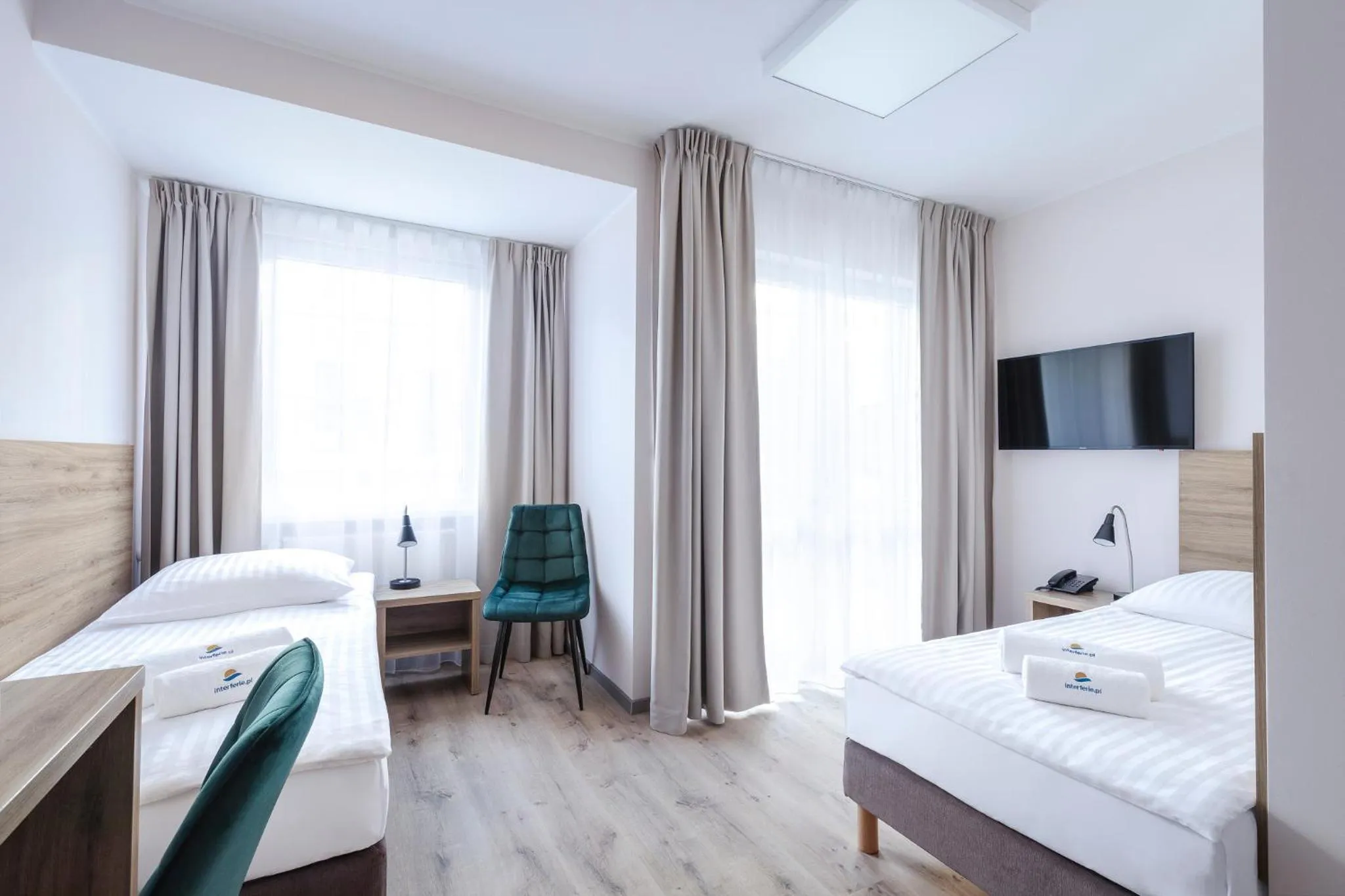 Photo of the whole room, Bed in Interferie Dąbki SU Argentyt