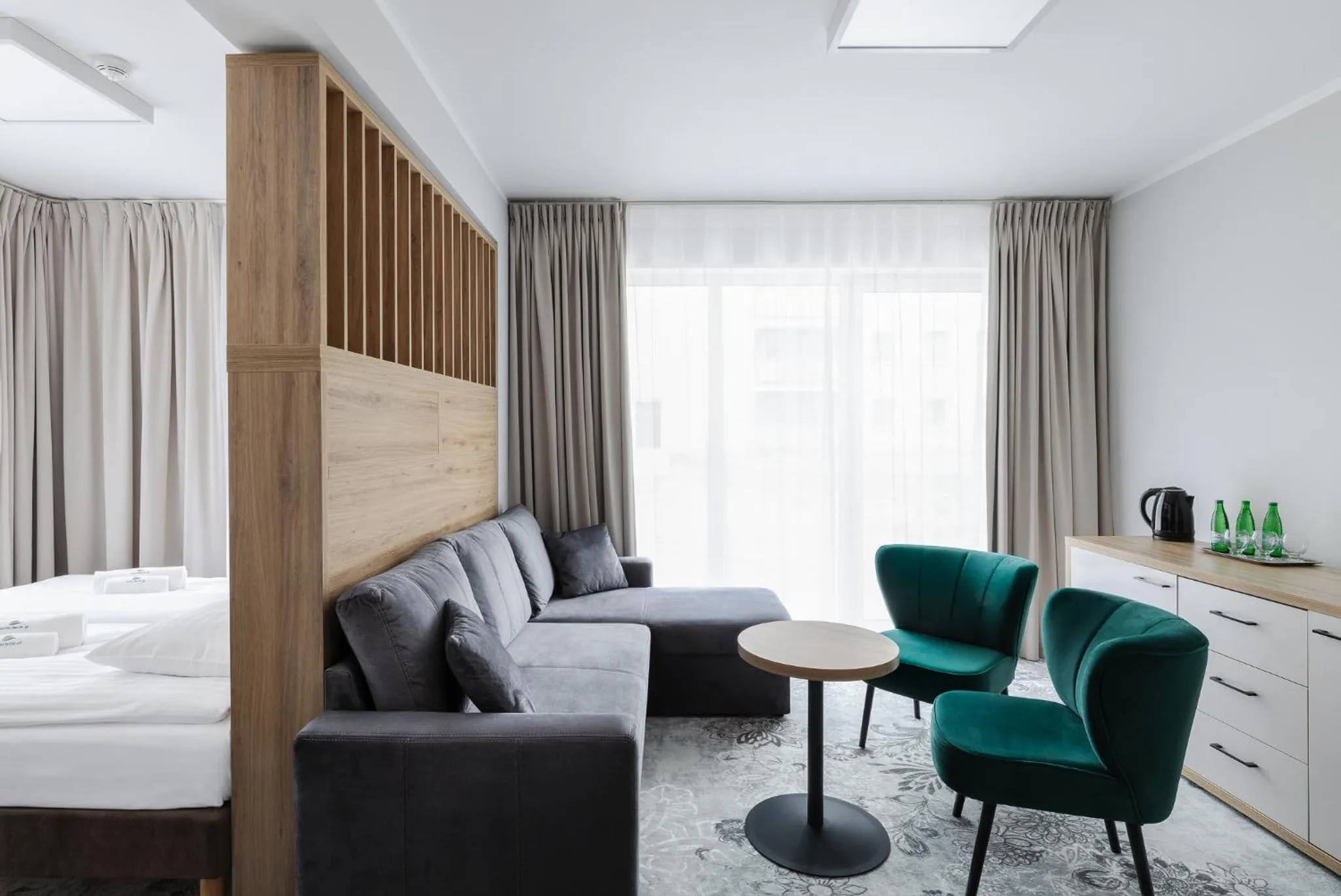 Property building, Bed in Interferie Dąbki SU Argentyt