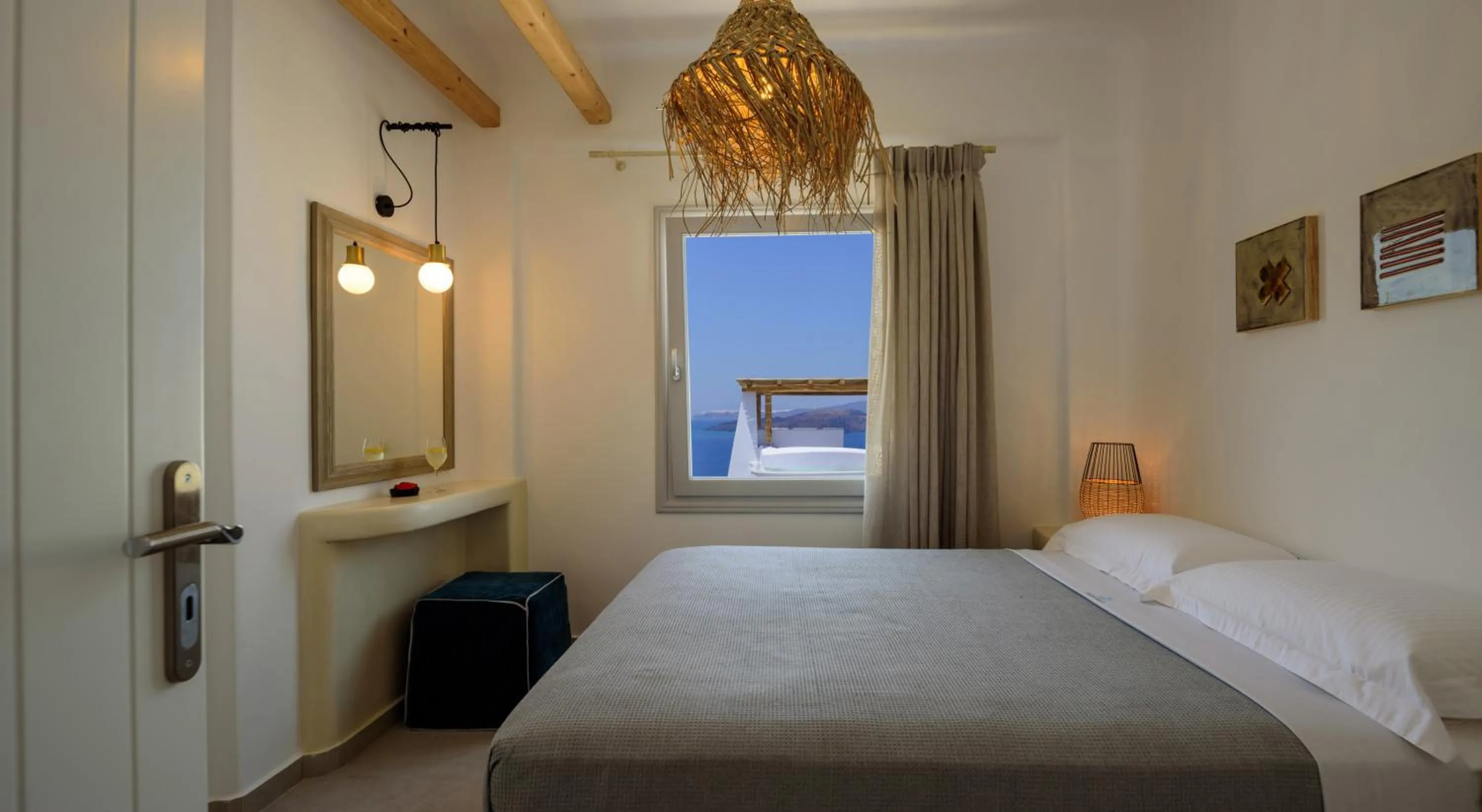 Bed in Acro Blue Luxury Villas