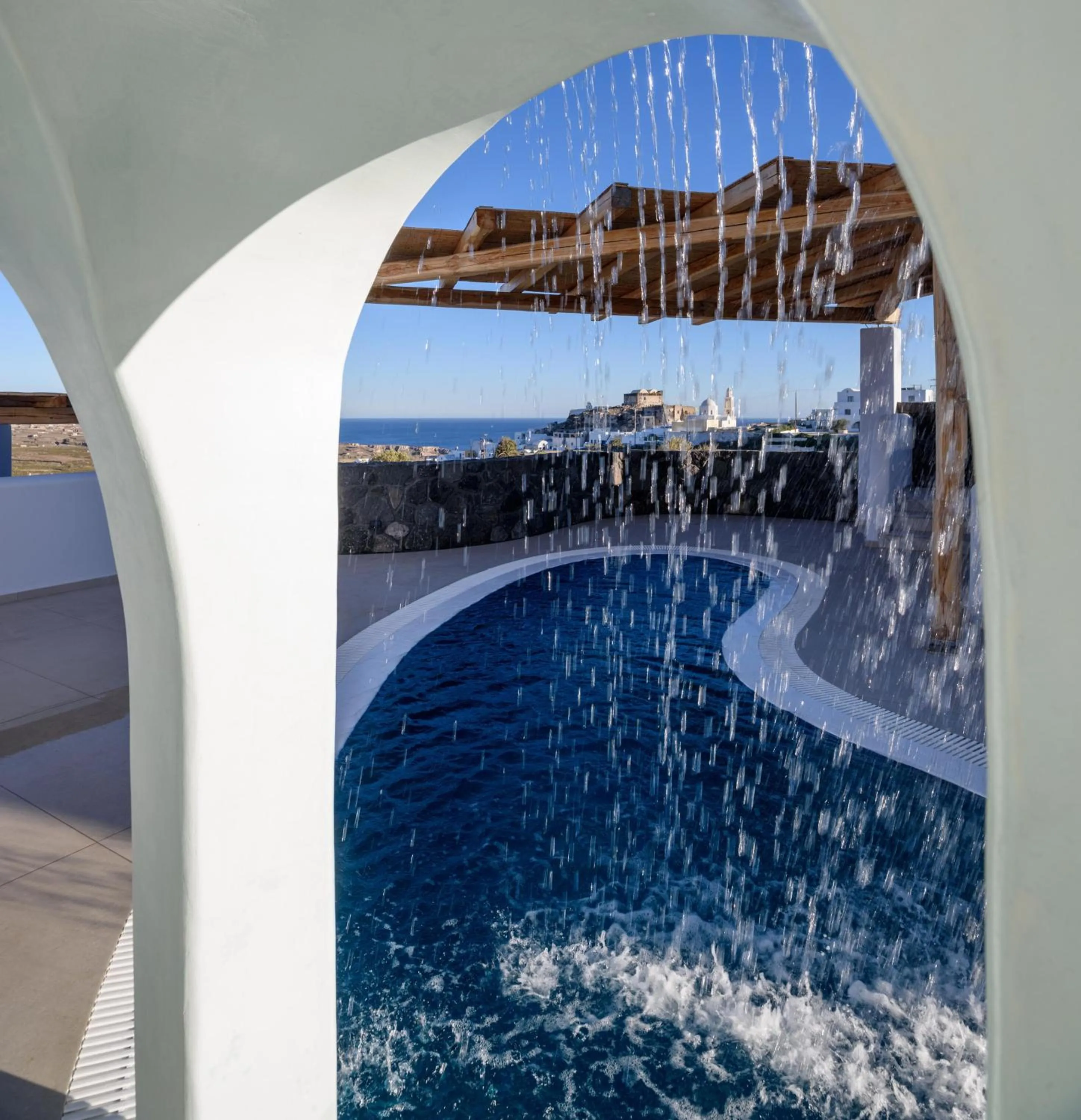 Swimming pool in Acro Blue Luxury Villas