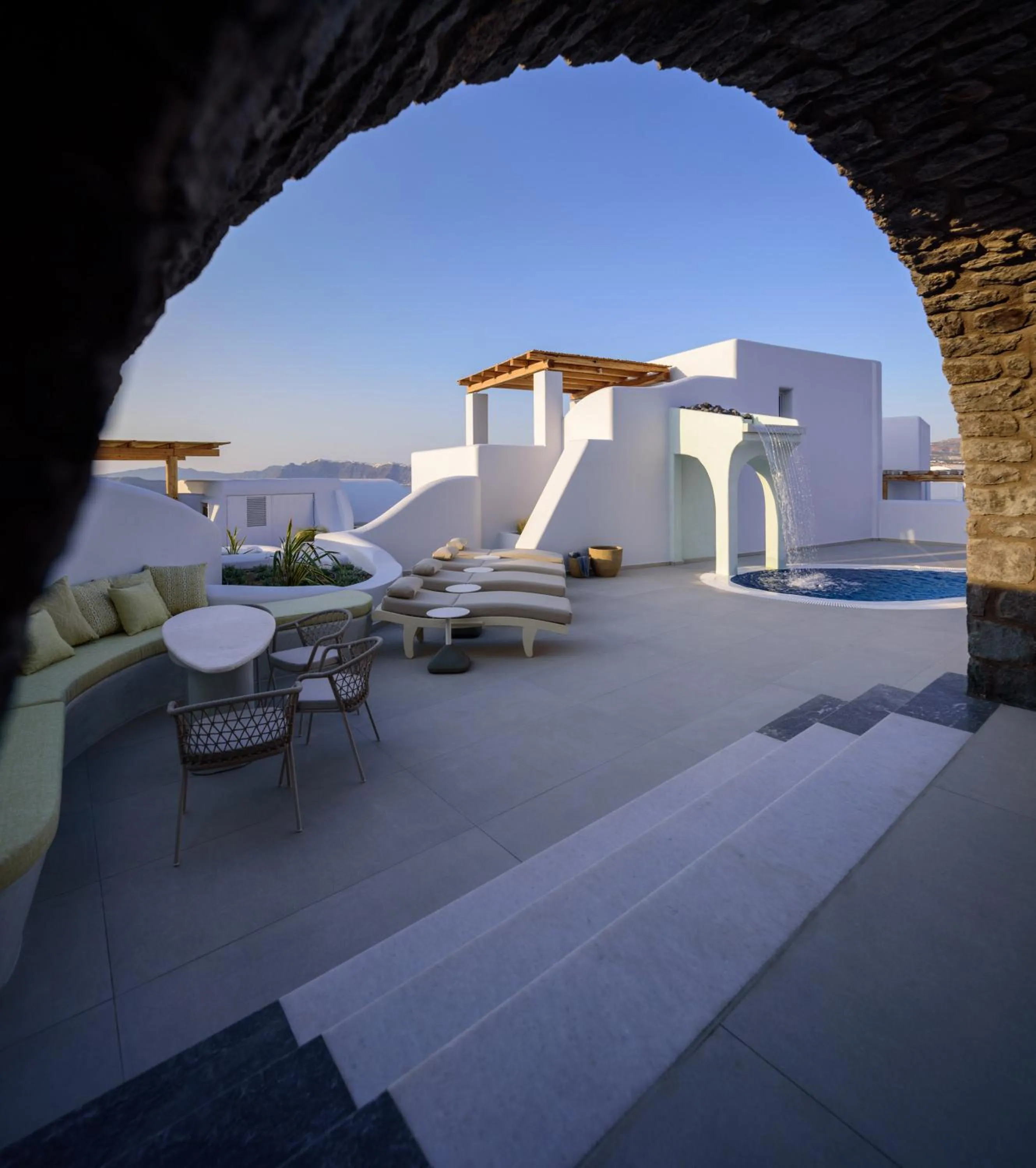 Balcony/Terrace in Acro Blue Luxury Villas