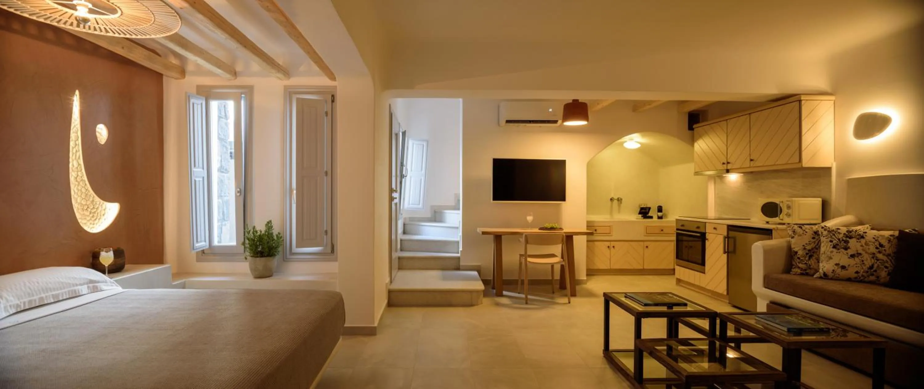 Bed in Acro Blue Luxury Villas