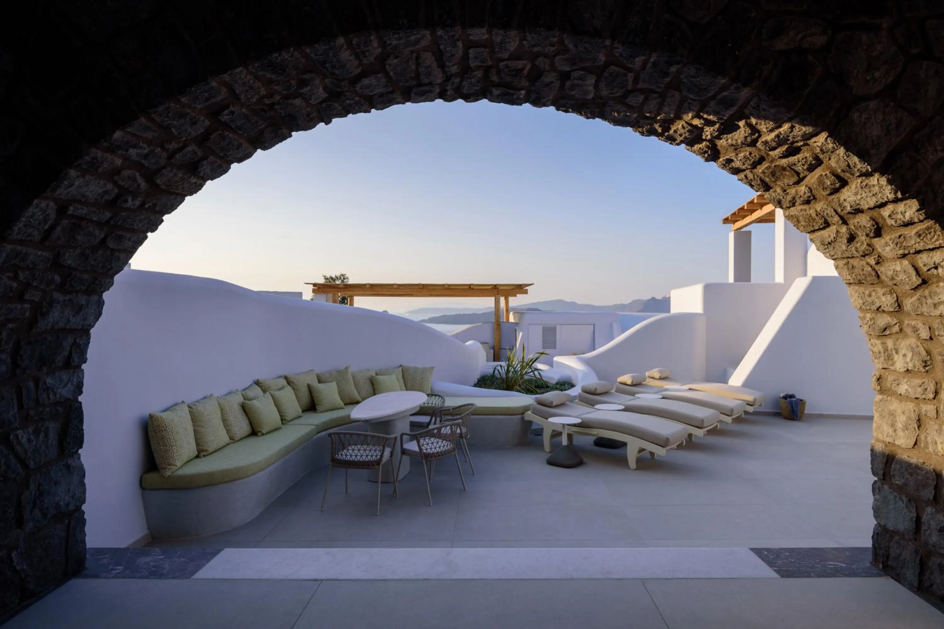 Balcony/Terrace in Acro Blue Luxury Villas