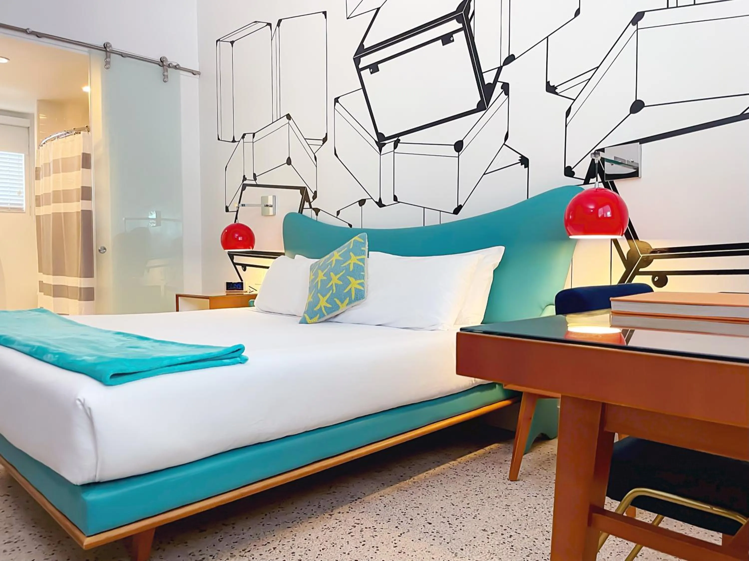 Property building, Bed in The Vagabond Hotel Miami