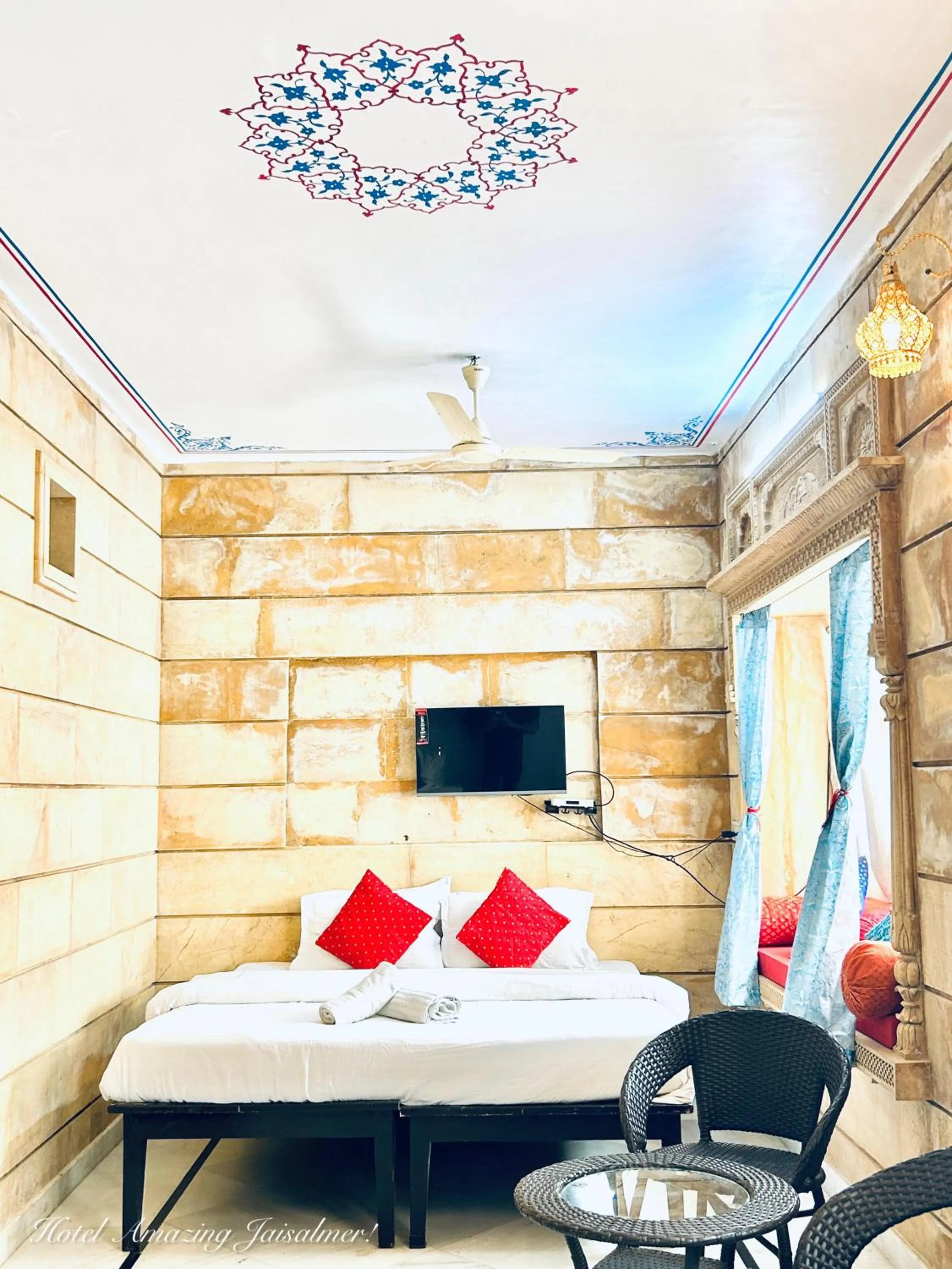 Bed in Hotel Amazing Jaisalmer