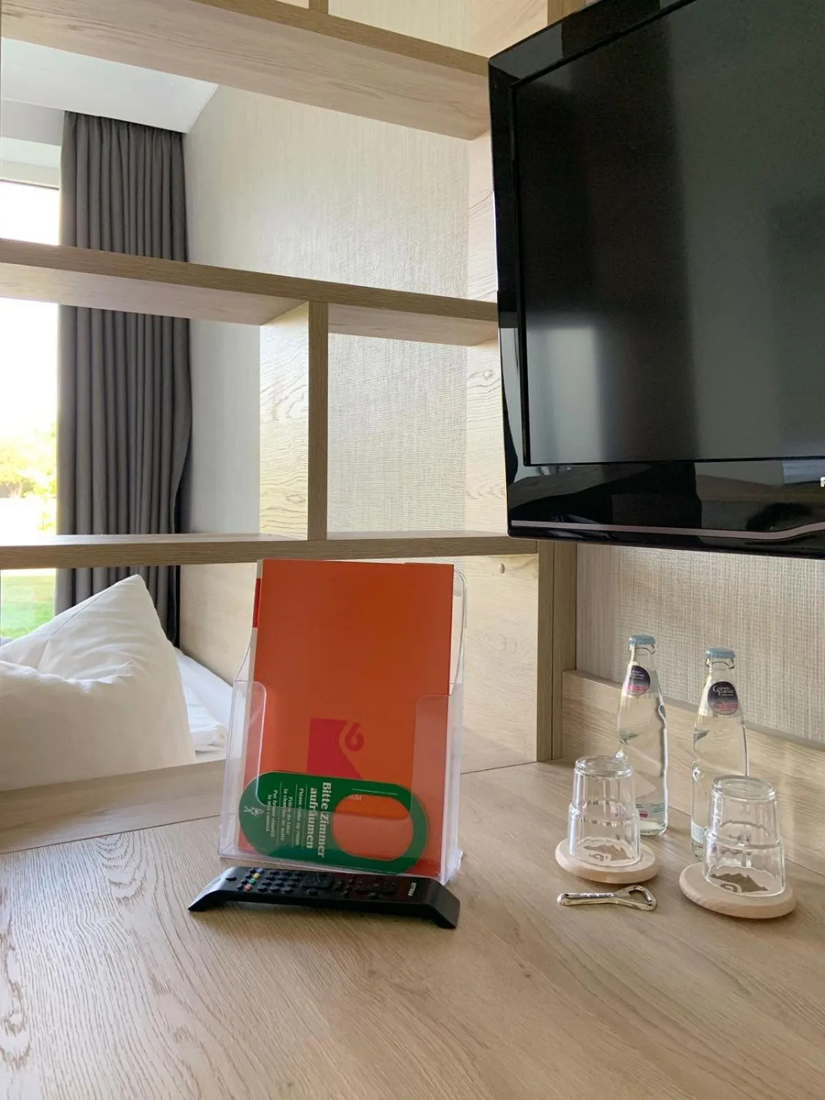 Decorative detail, Bed in K6 Seminarhotel