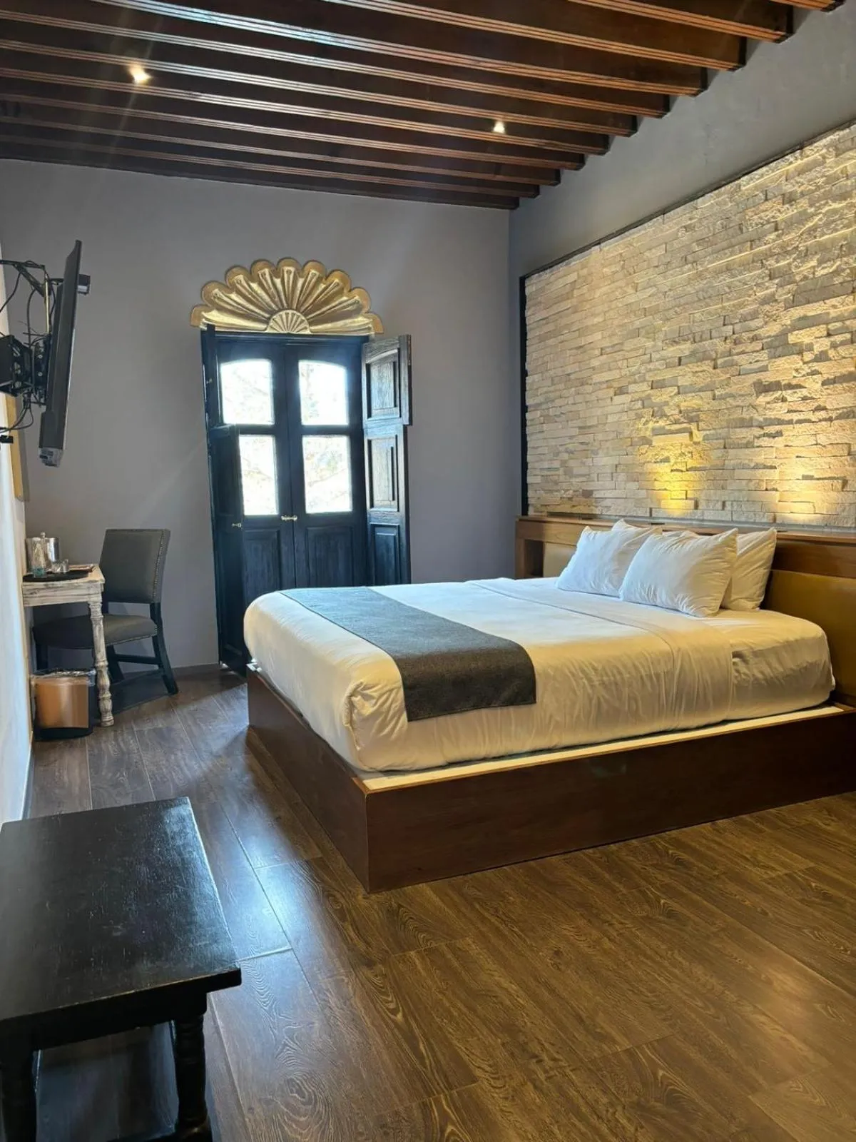 Bed in El Mesón de Santa Rosa