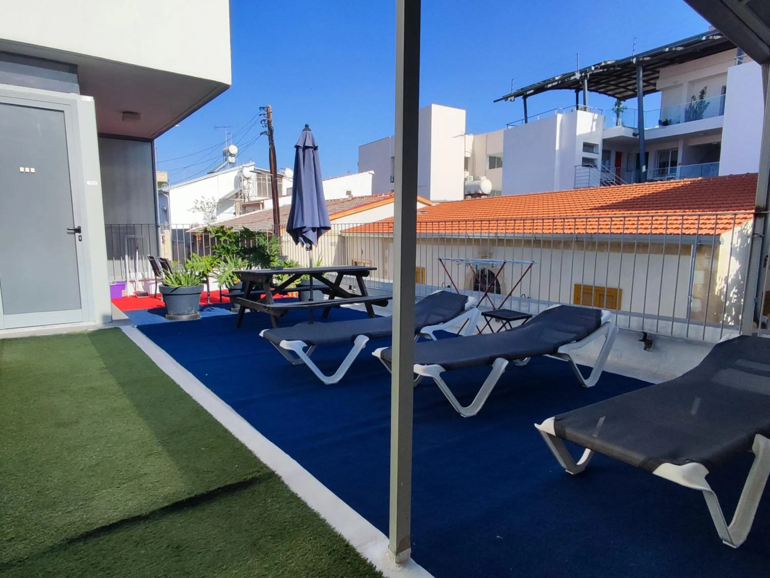 Inner courtyard view in St. Lazaros Studios