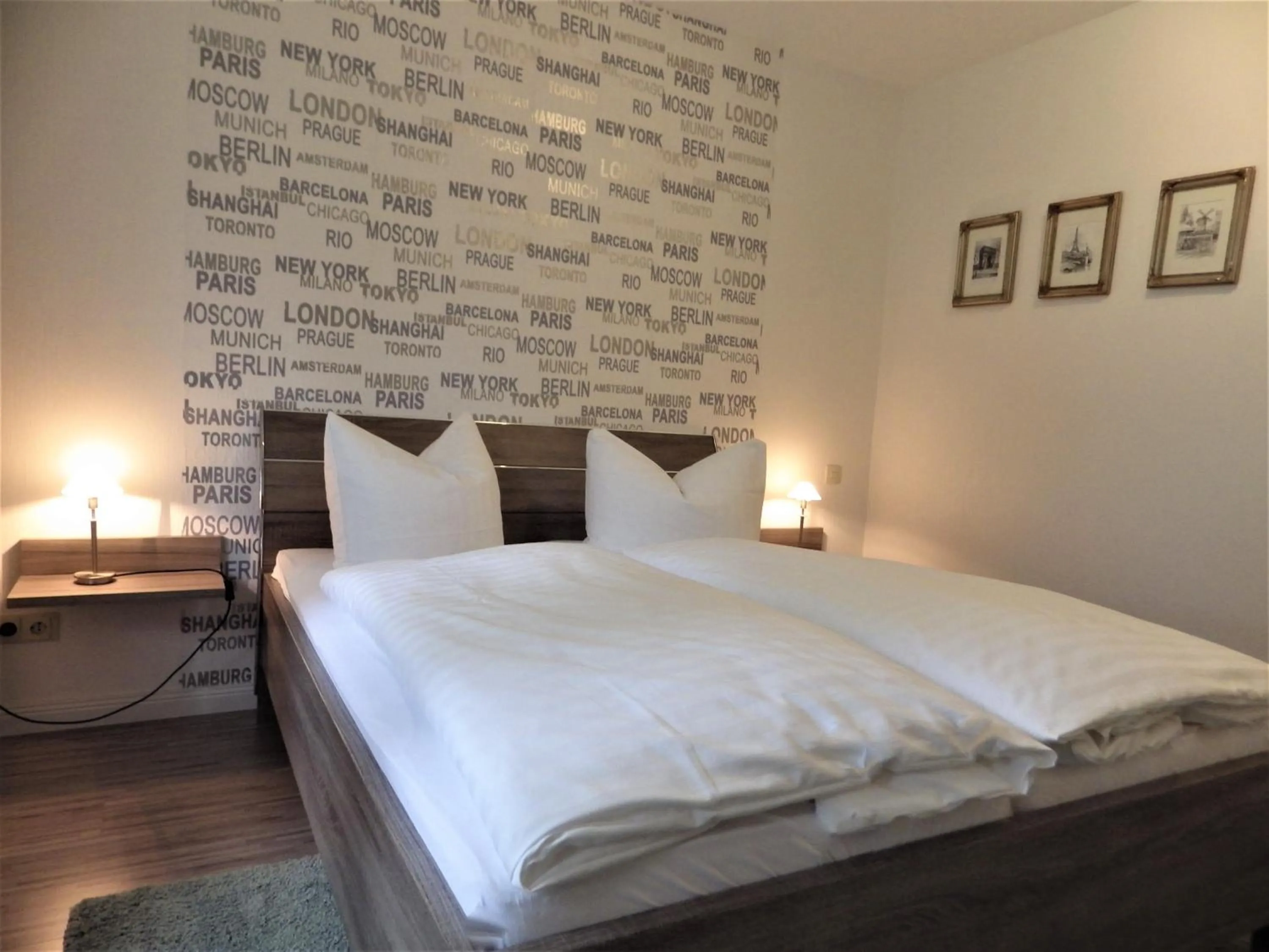 Bed in Pension Haus Heitzig