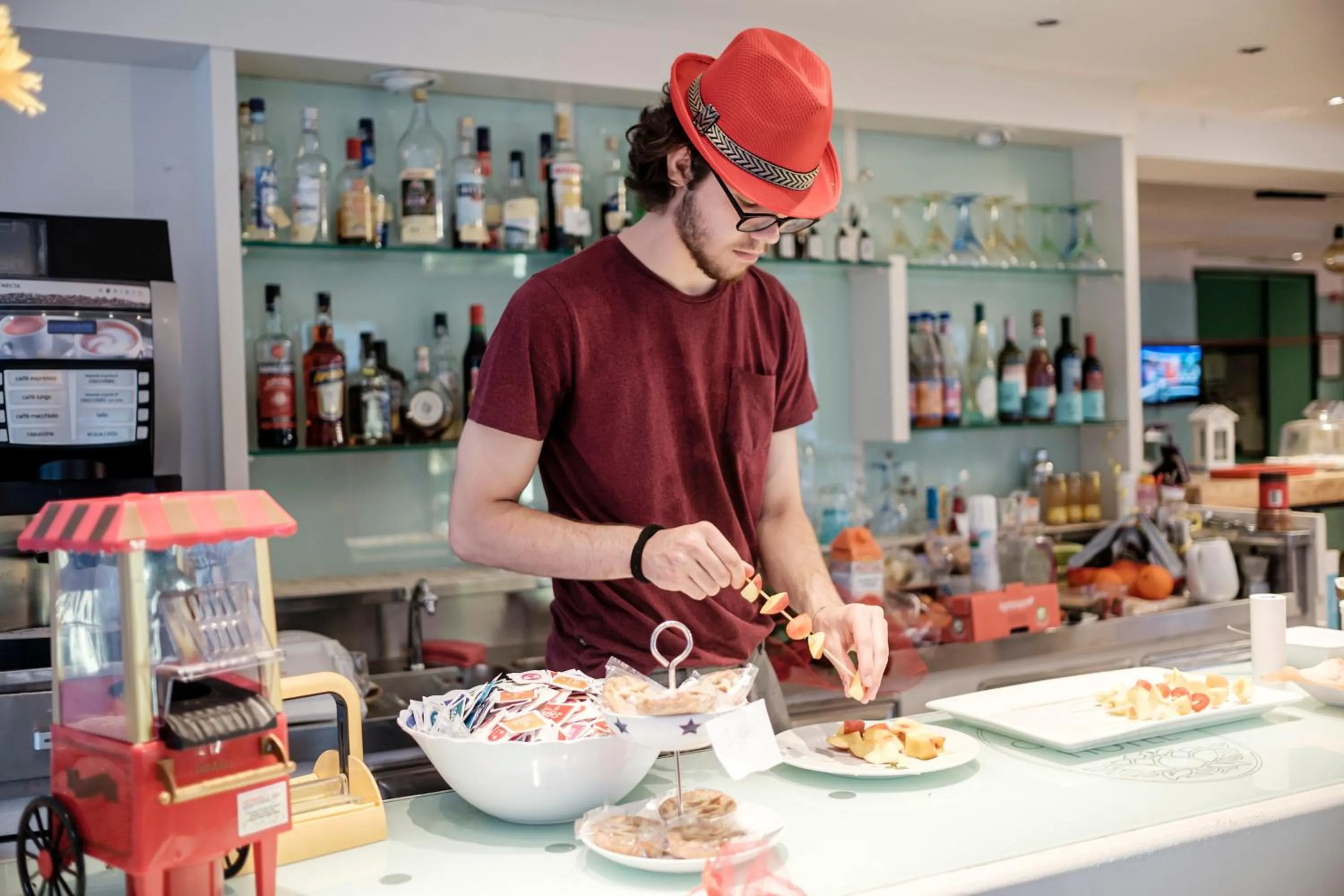 Lounge or bar in SI Rimini Hotel