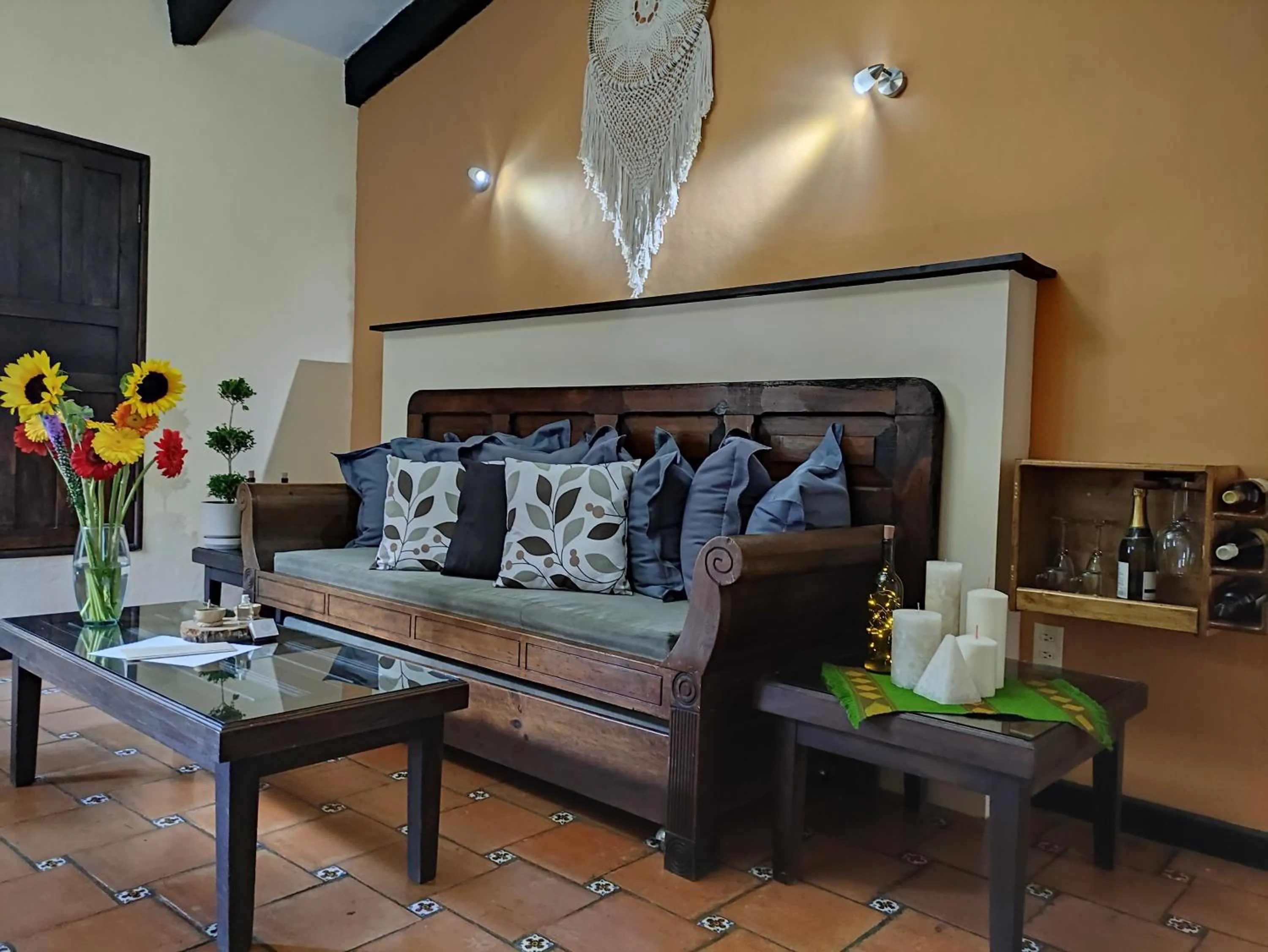 Living room in Santuario Las Escaleras