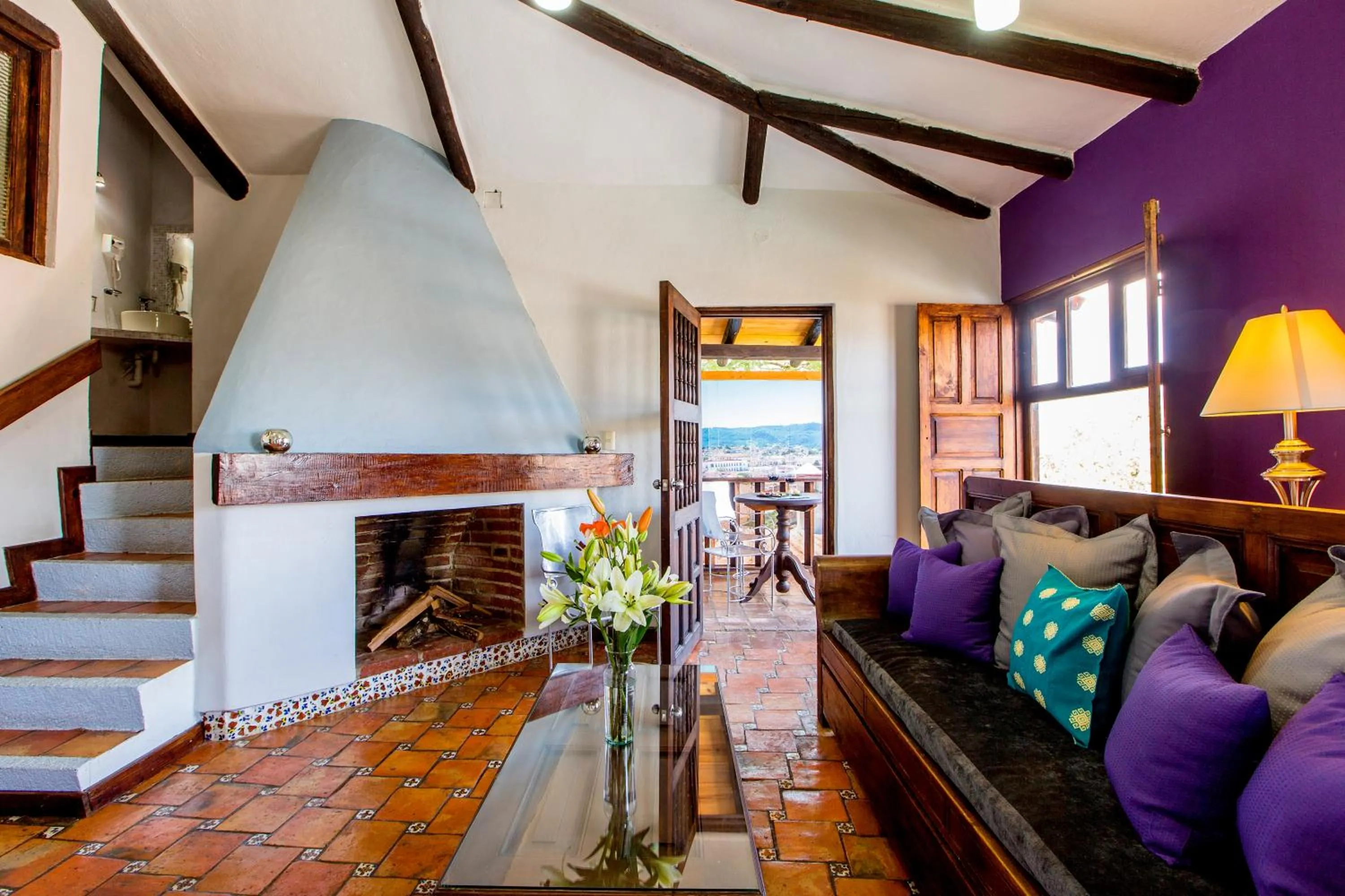 Living room in Santuario Las Escaleras