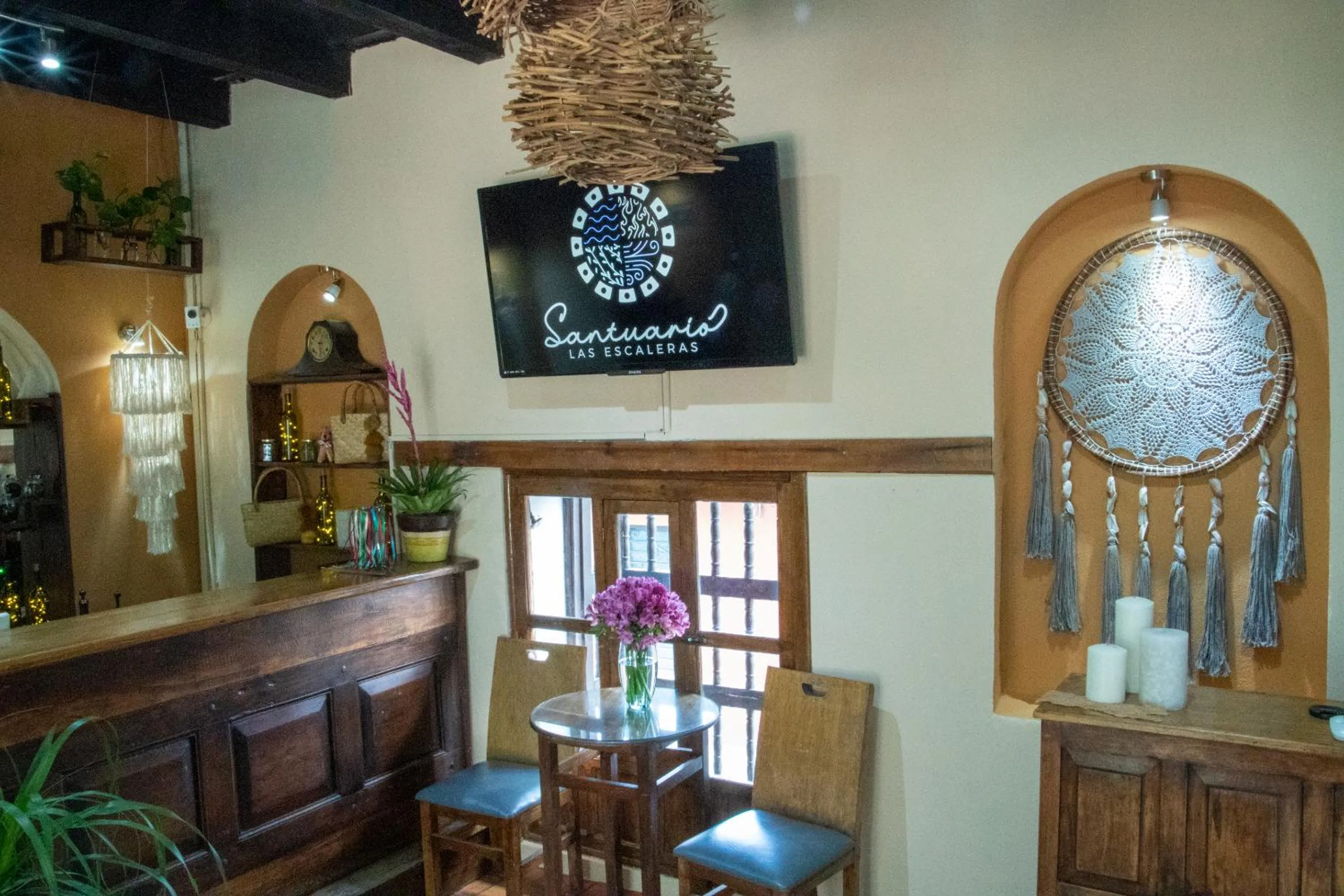 Lobby or reception in Santuario Las Escaleras