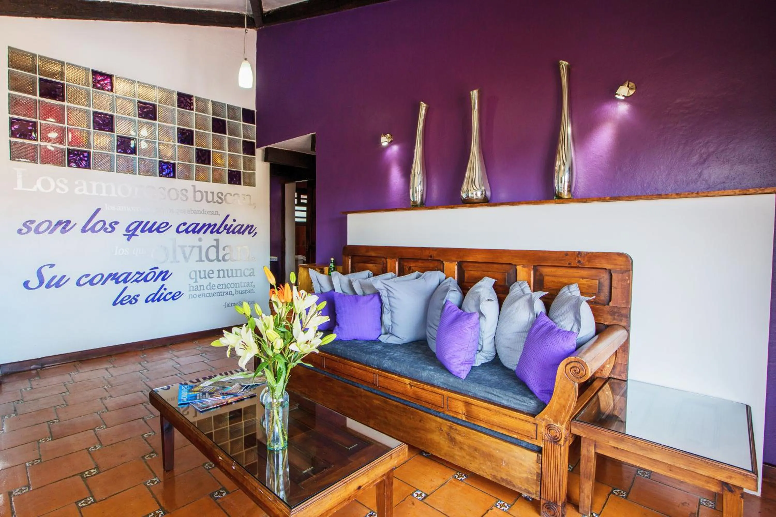 Living room in Santuario Las Escaleras