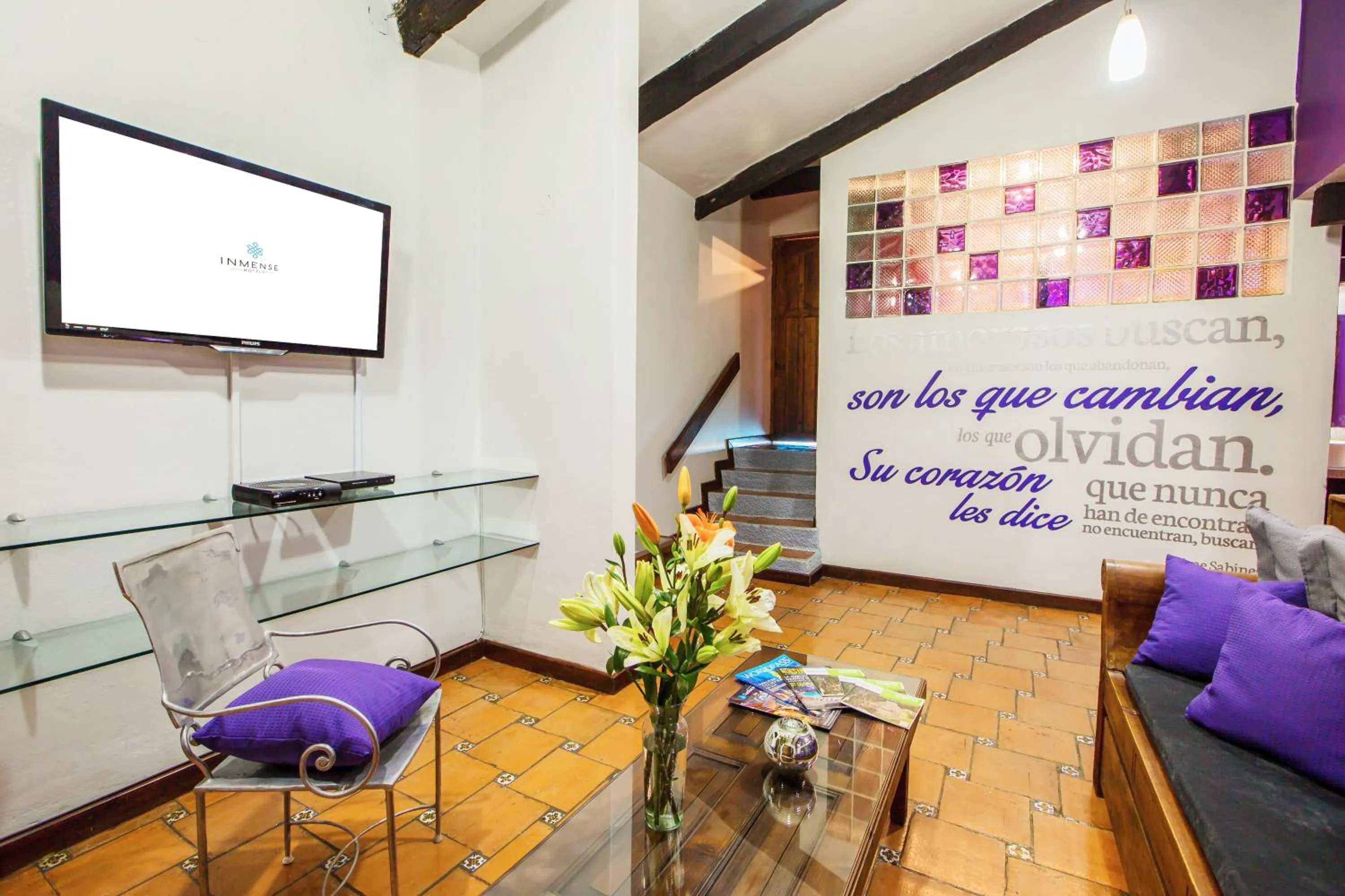 Living room in Santuario Las Escaleras