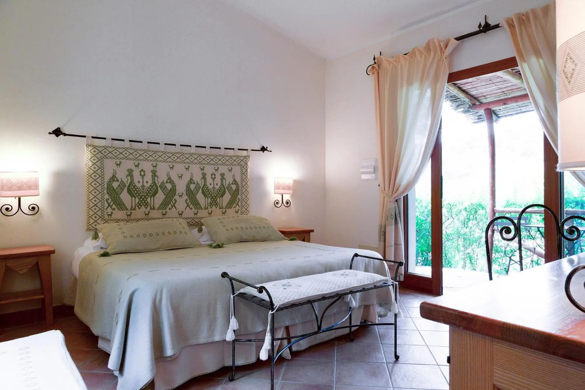 Bedroom, Bed in Hotel Aldiola Country Resort