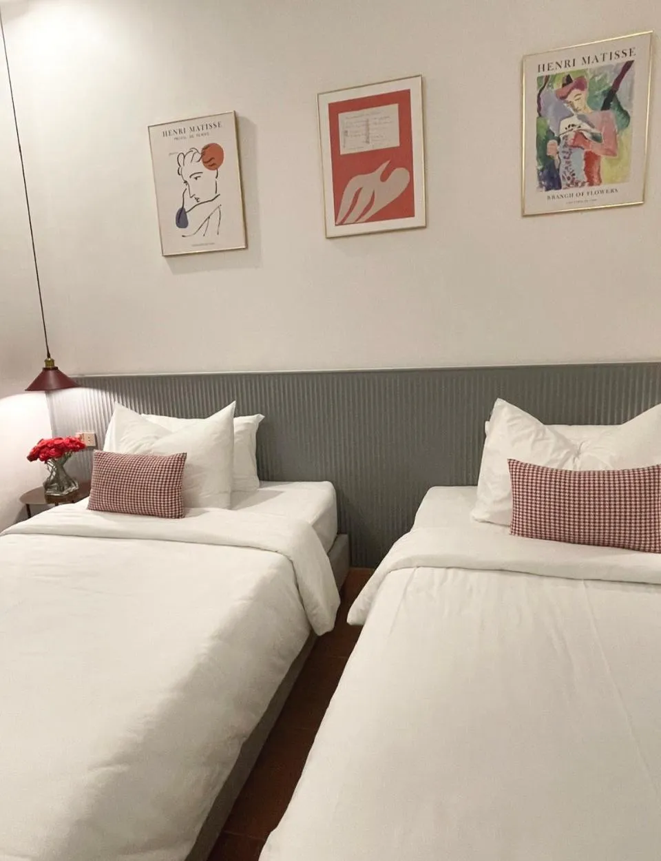 Bed in The Postcard Hotel