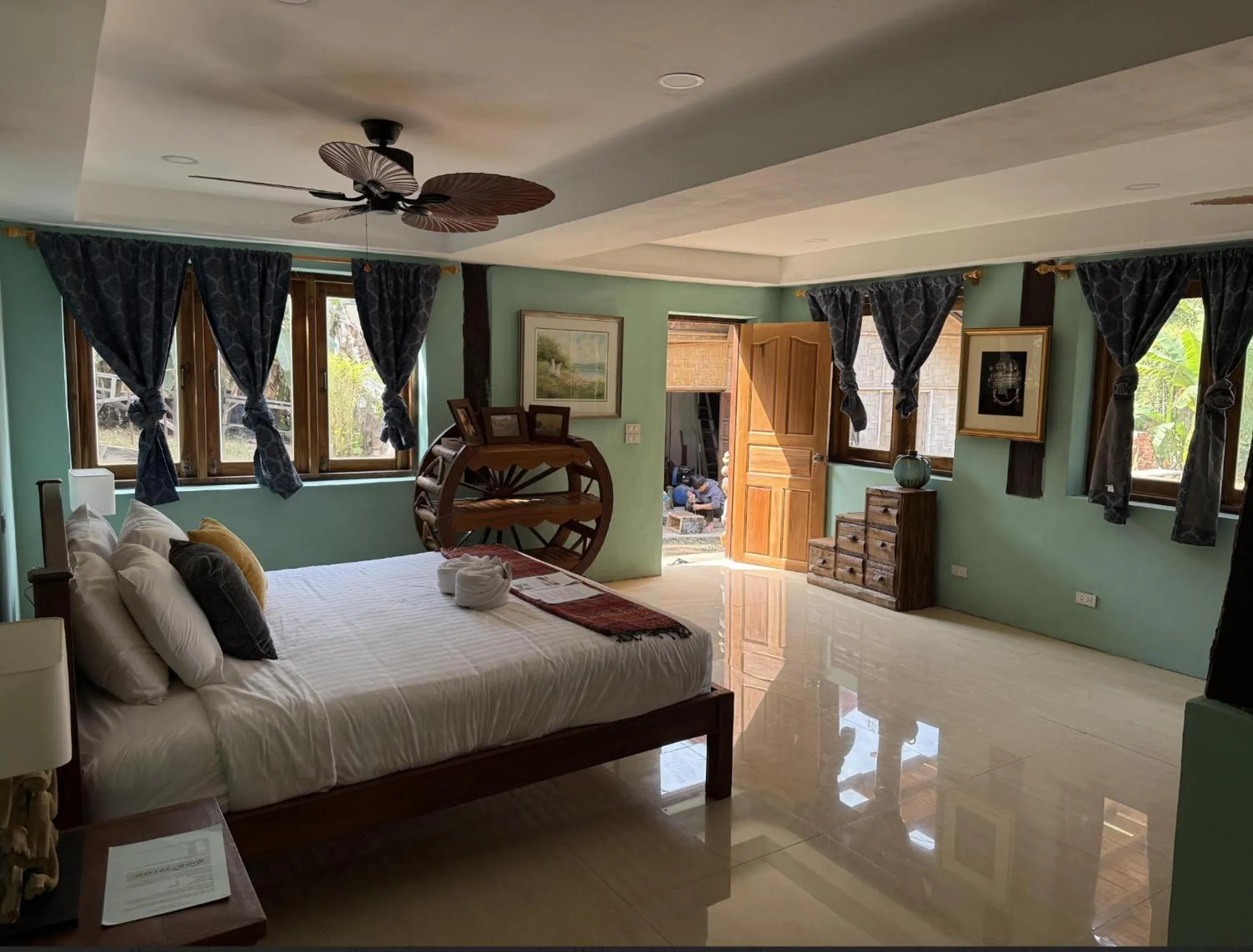 Bedroom, Bed in On The Mekong Resort