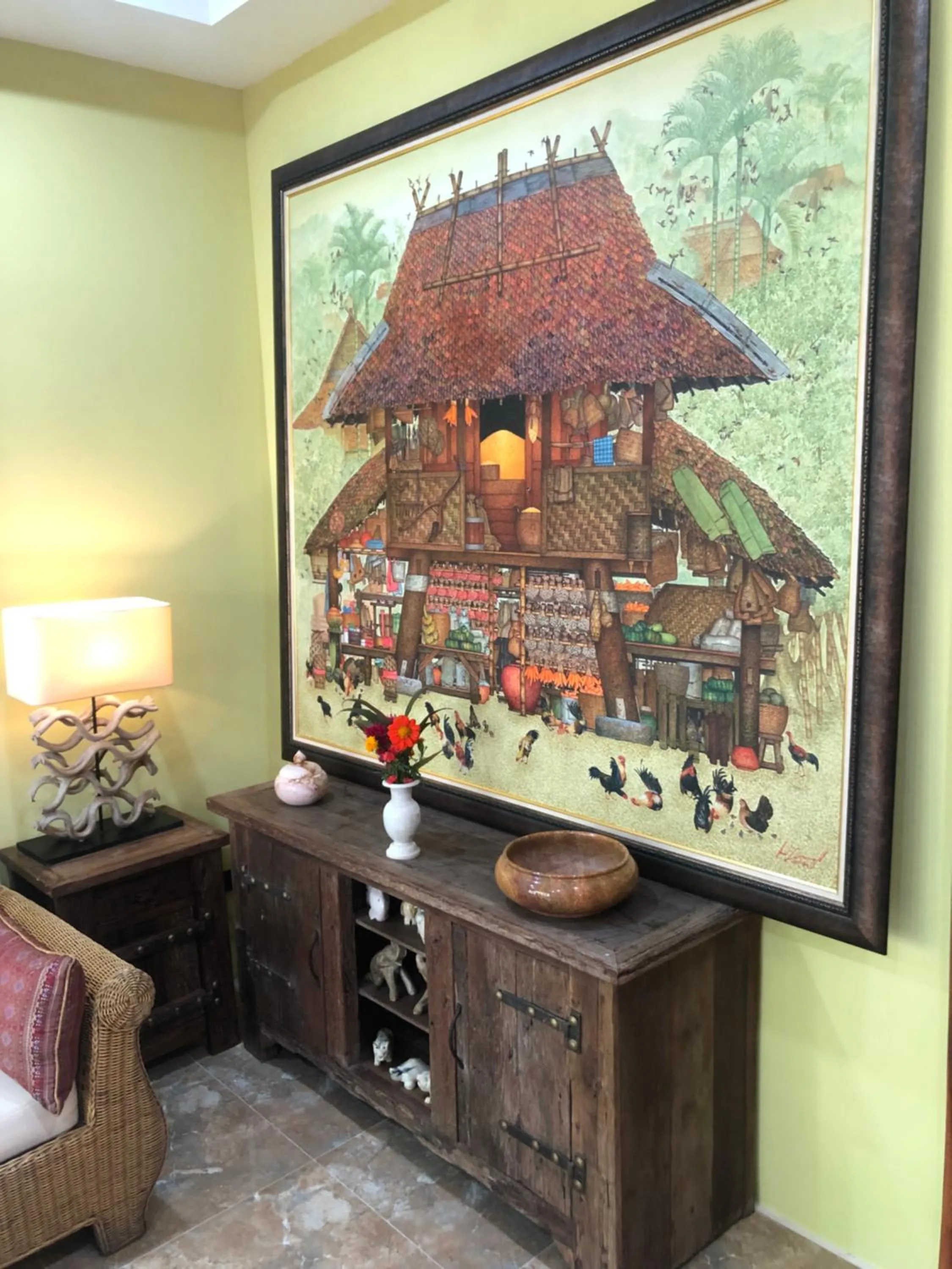 Decorative detail in On The Mekong Resort