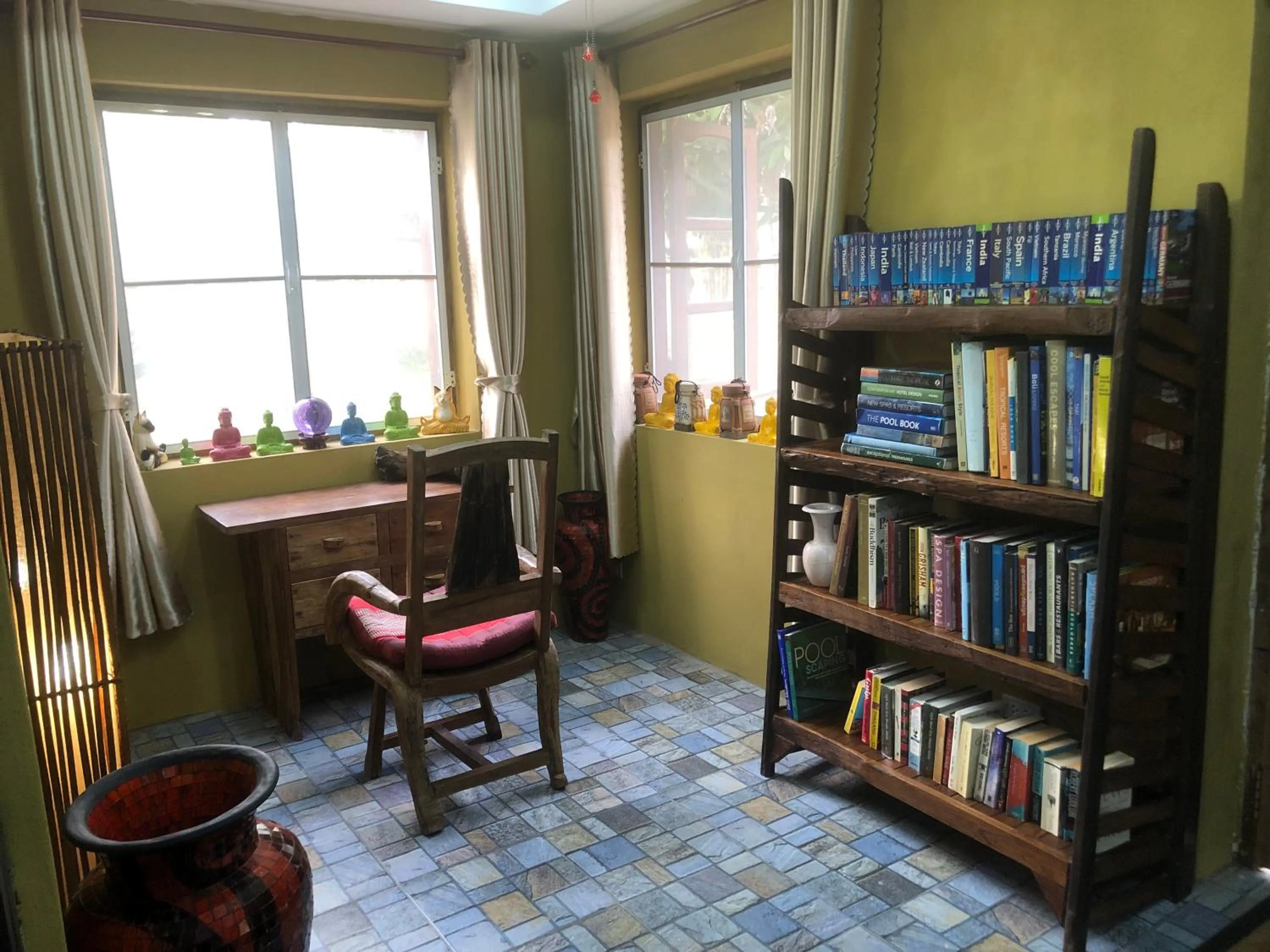 Library in On The Mekong Resort