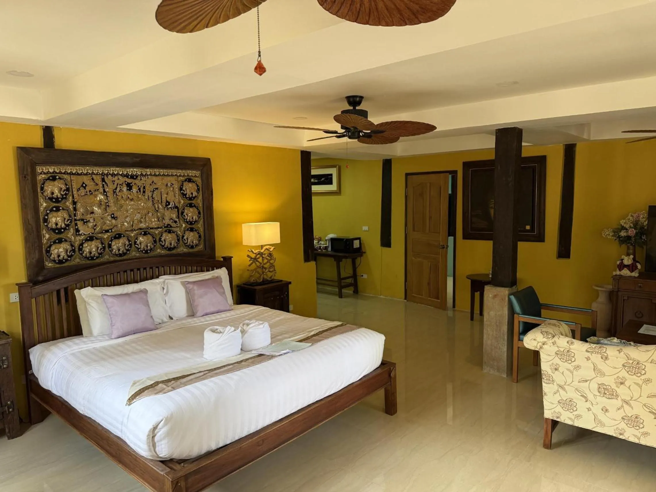 Bedroom, Bed in On The Mekong Resort