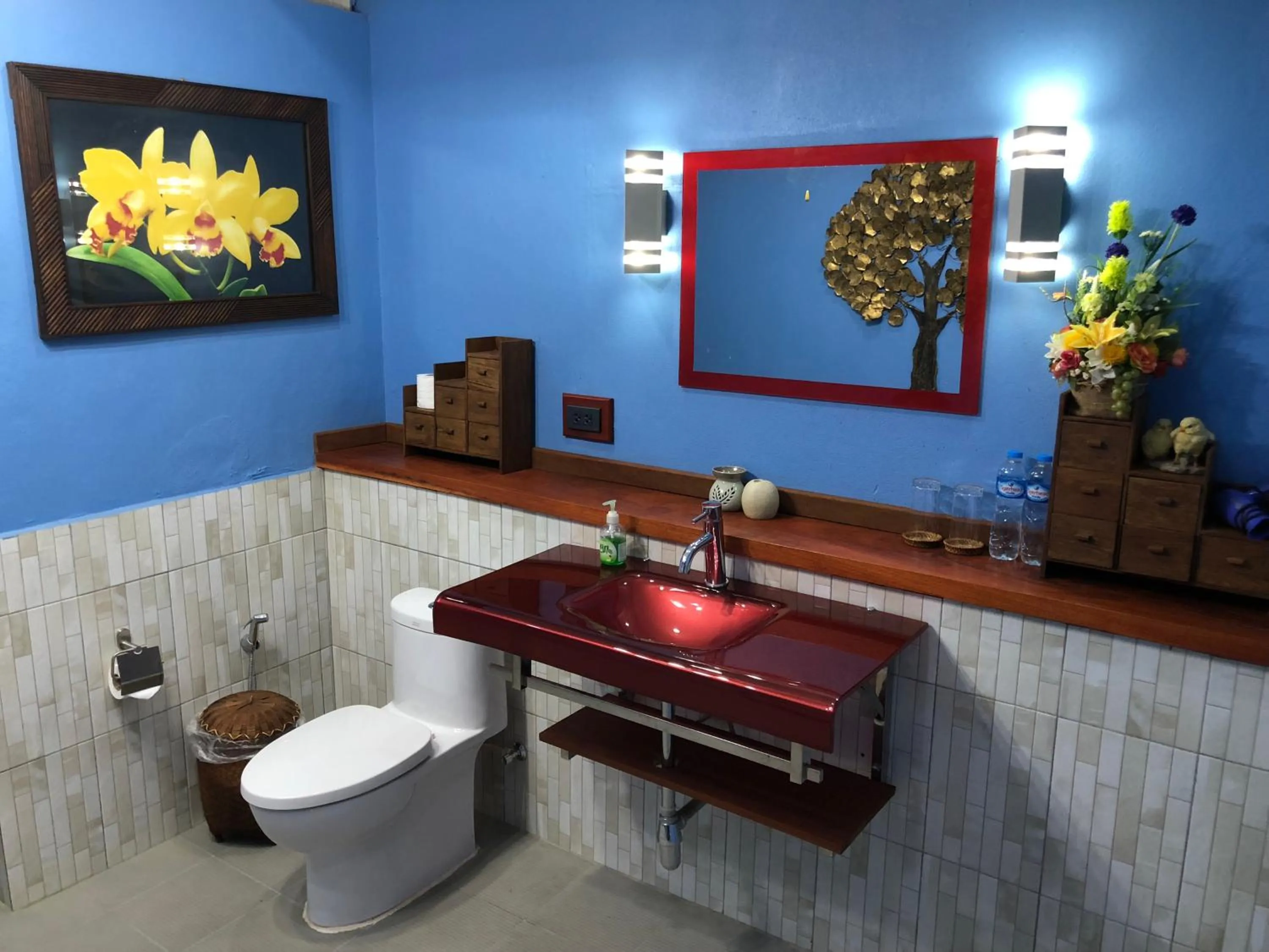 Bathroom in On The Mekong Resort