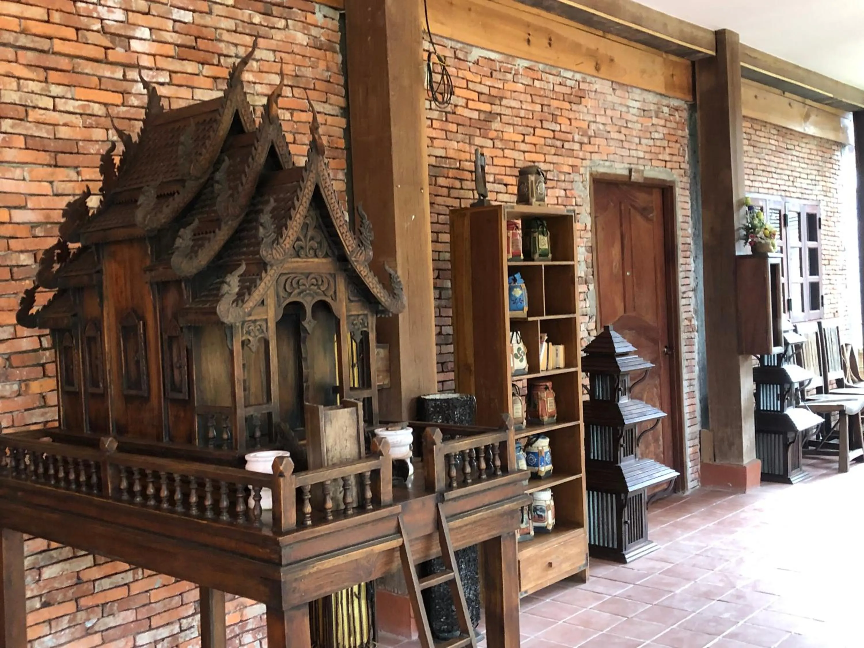 Patio in On The Mekong Resort