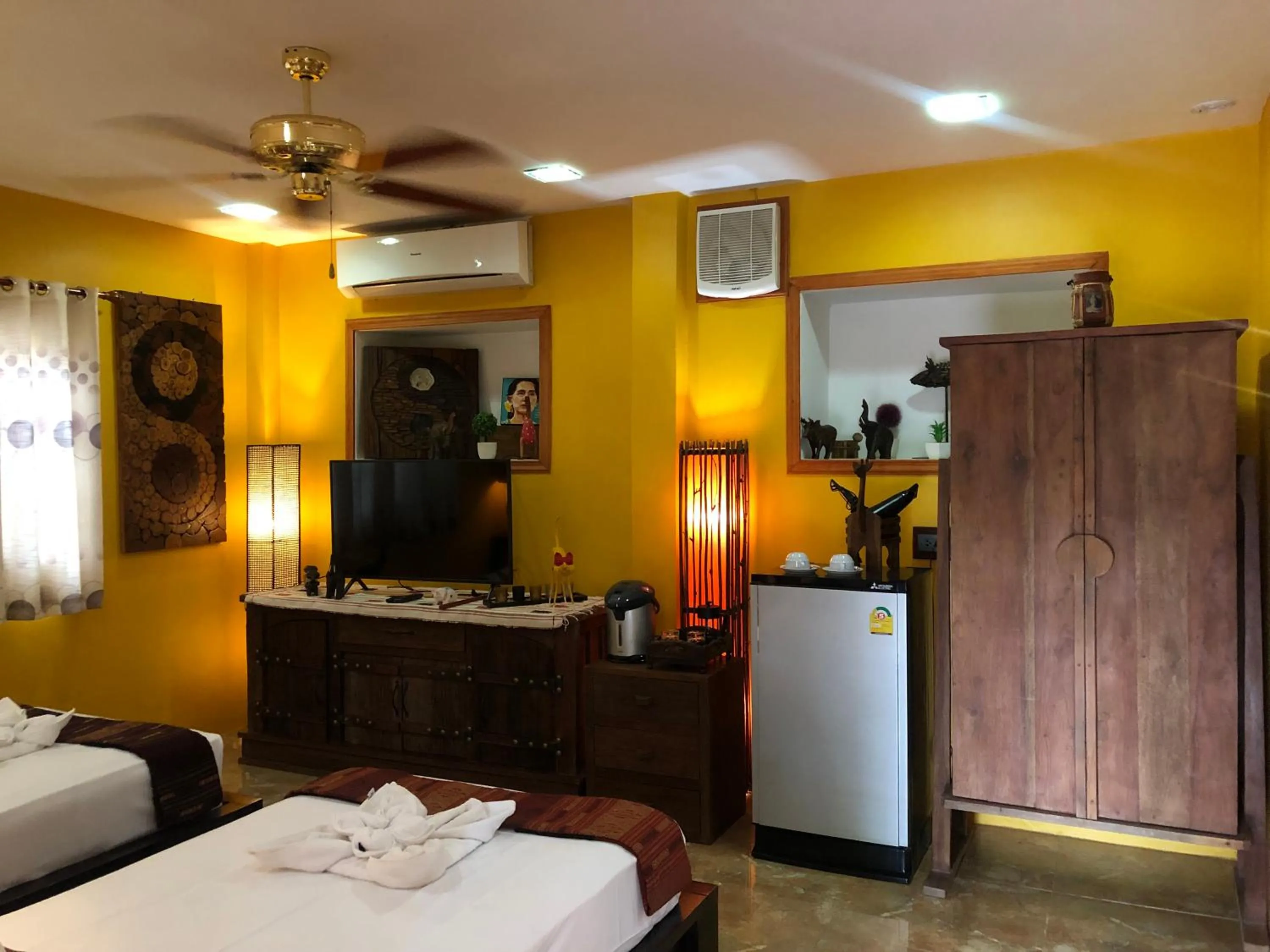 Decorative detail, Bed in On The Mekong Resort