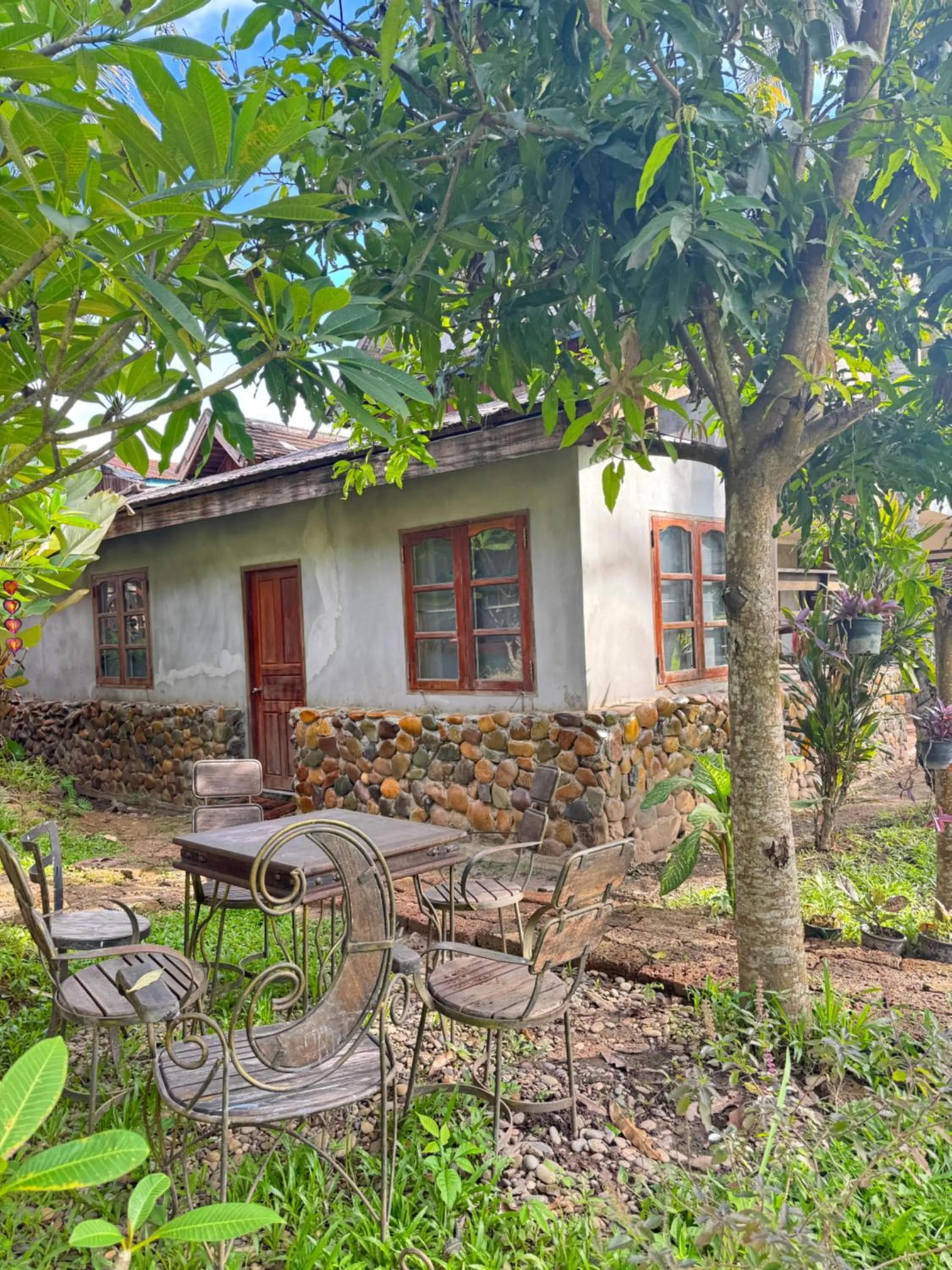 Facade/entrance in On The Mekong Resort
