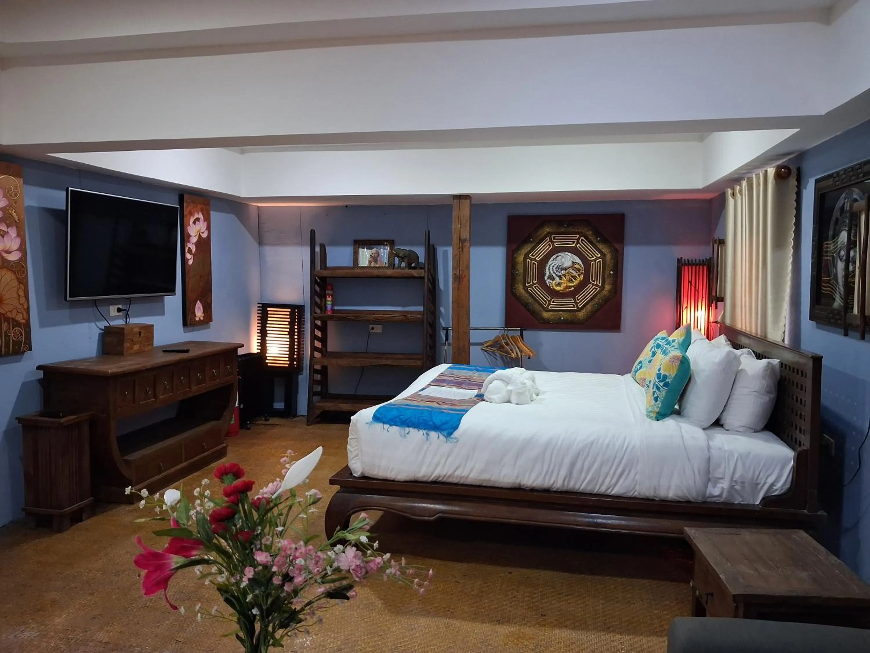 Bed in On The Mekong Resort