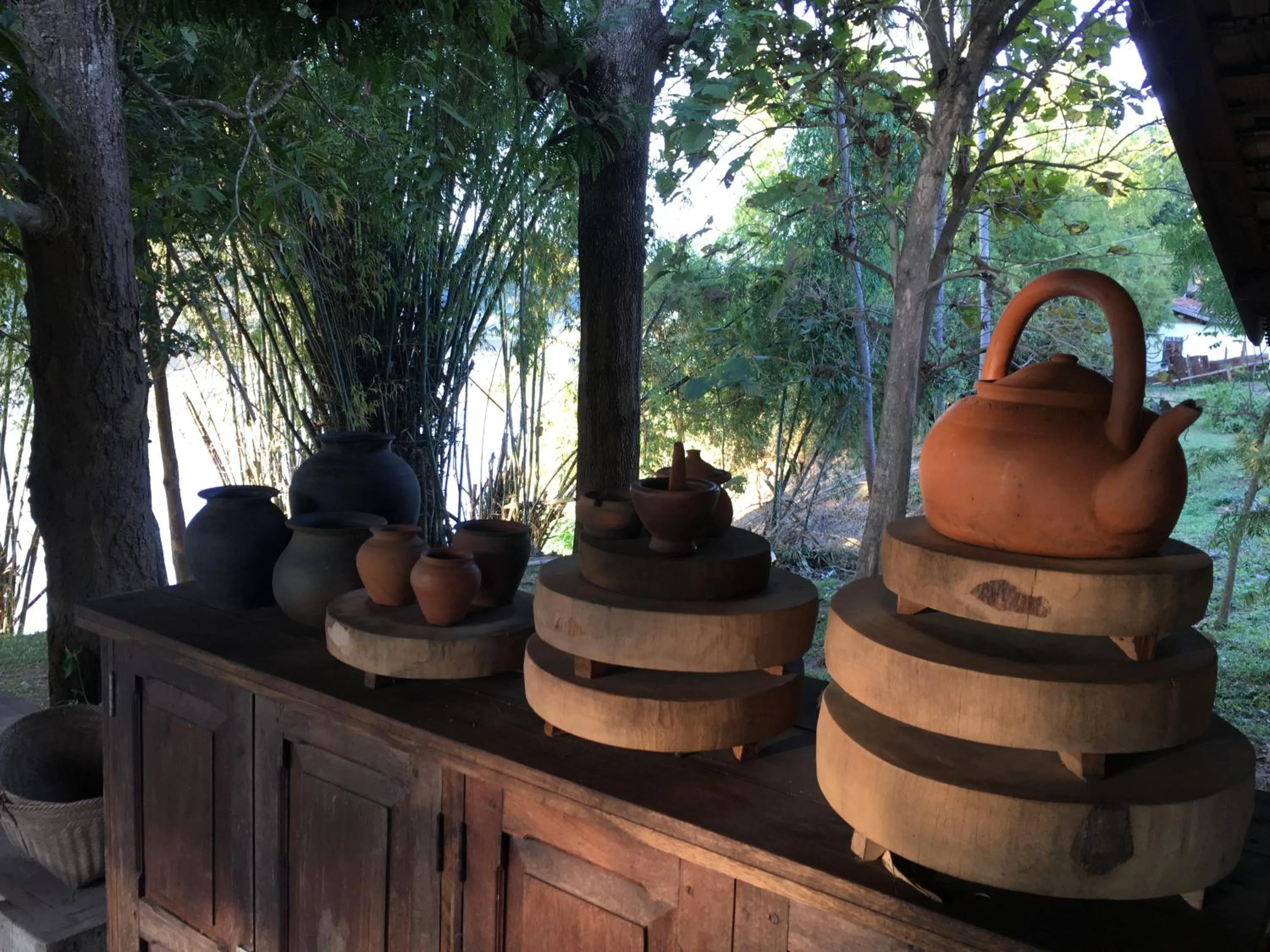 Decorative detail in On The Mekong Resort