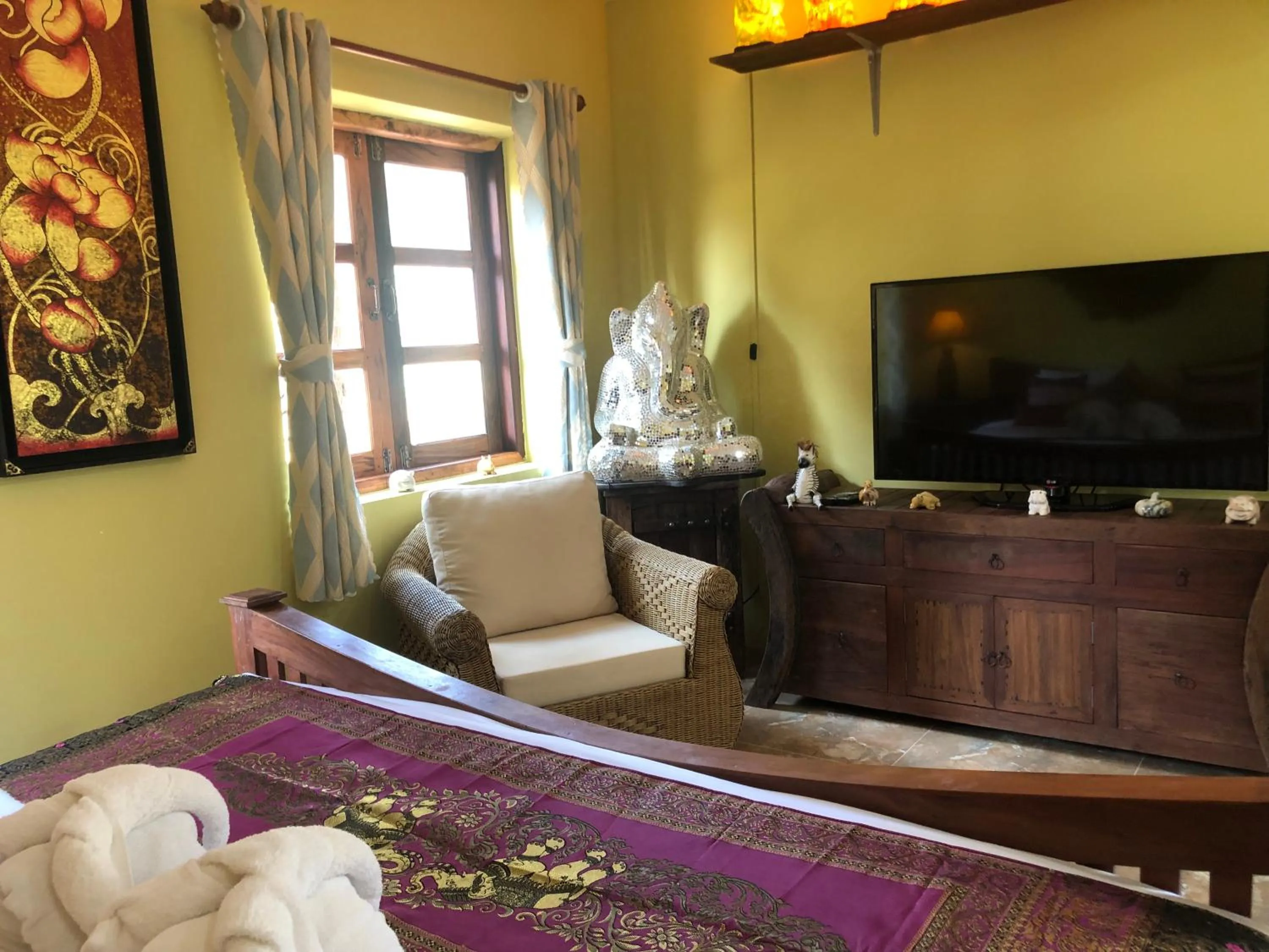 Bed in On The Mekong Resort