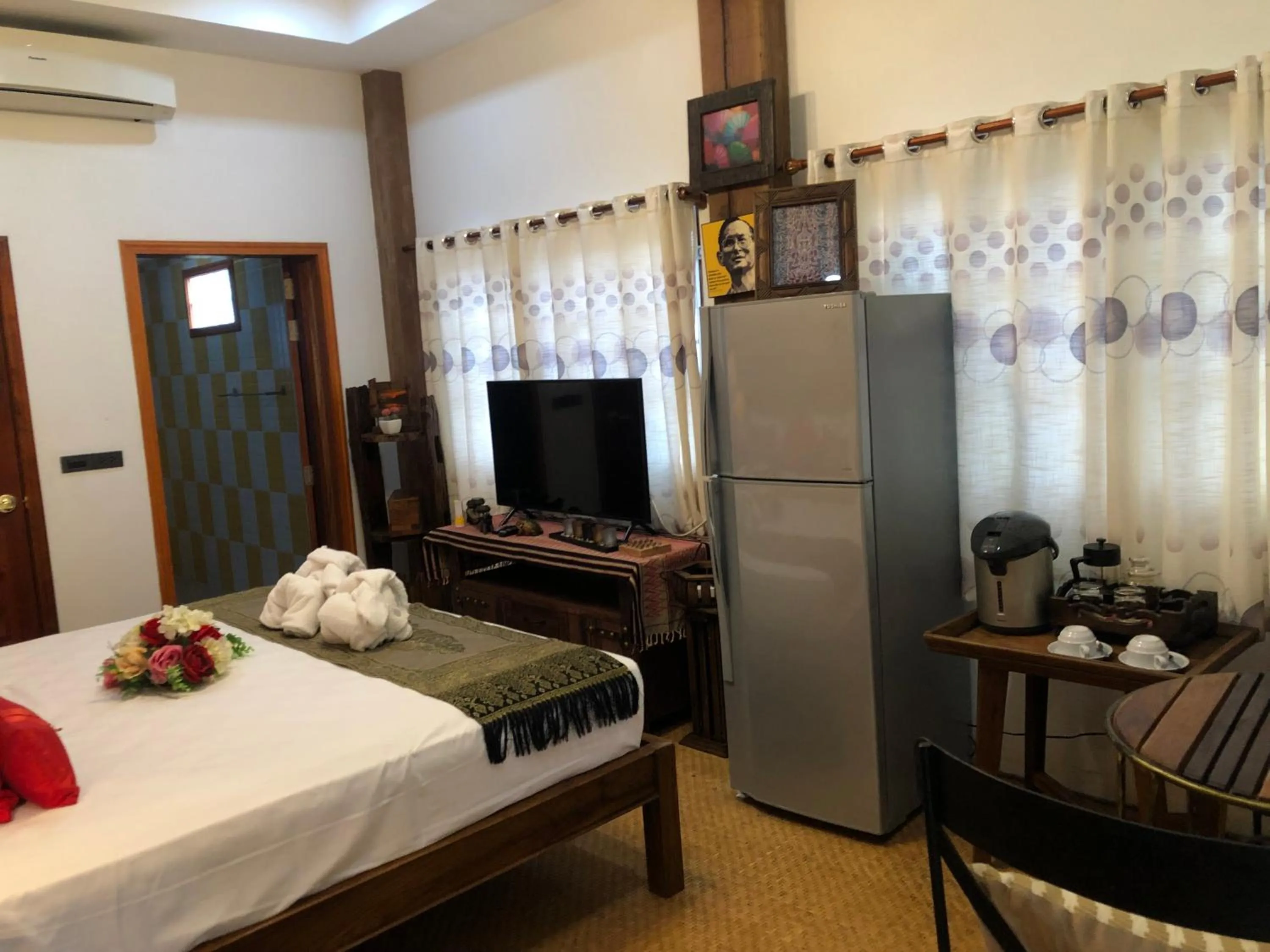 Bed in On The Mekong Resort