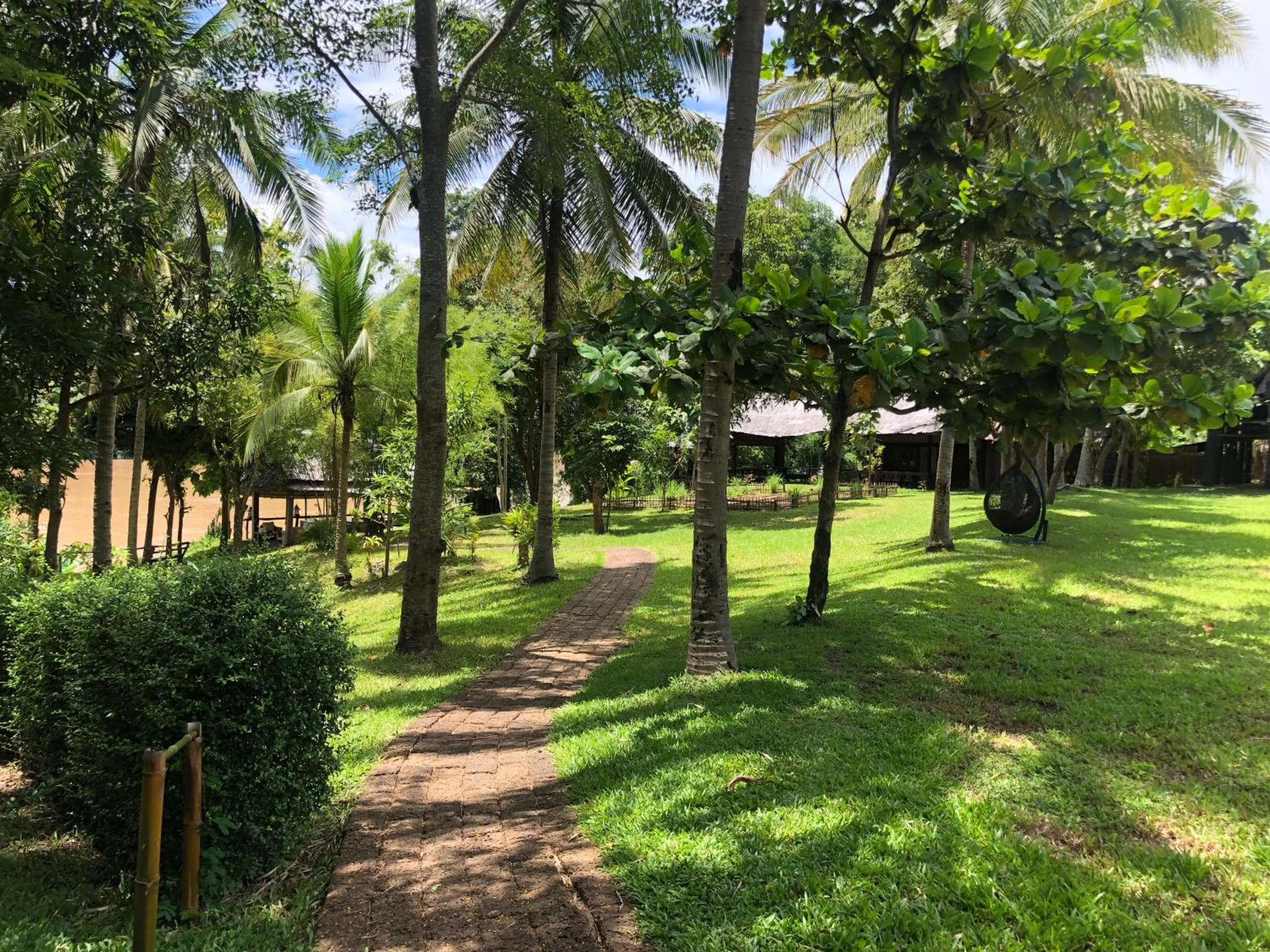 Garden in On The Mekong Resort