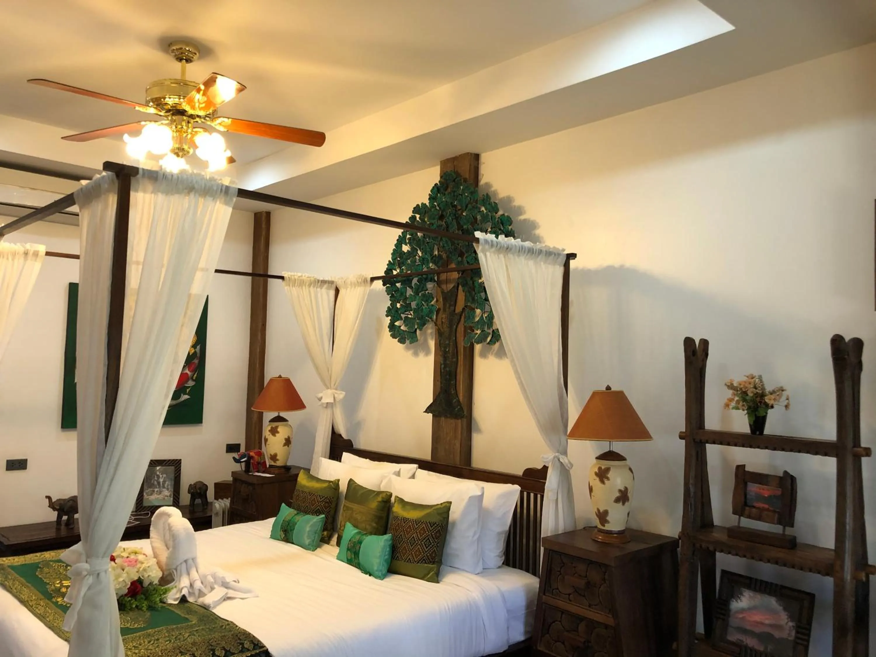 Bed in On The Mekong Resort