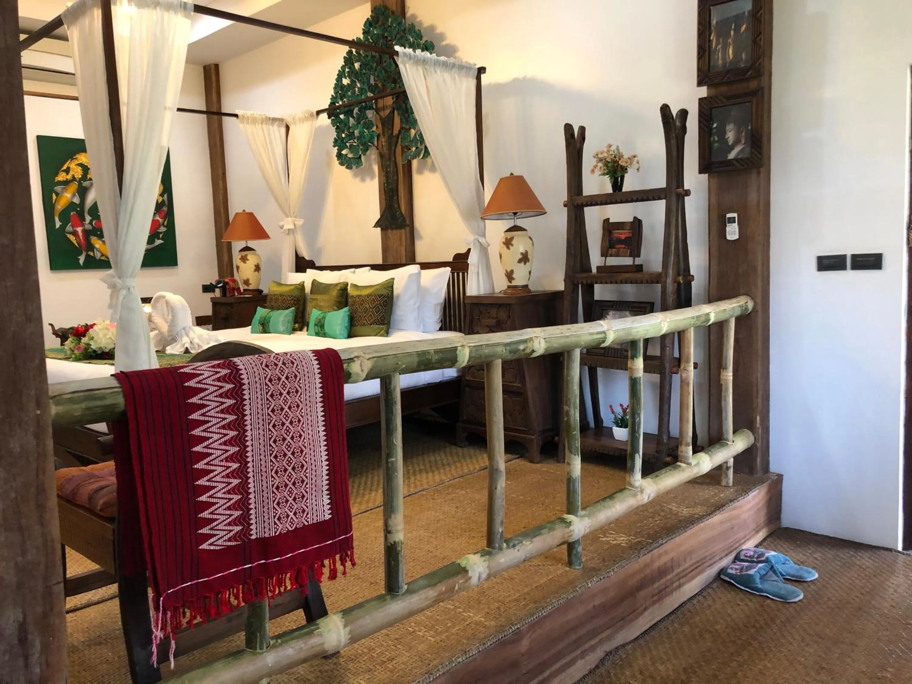 Bedroom in On The Mekong Resort