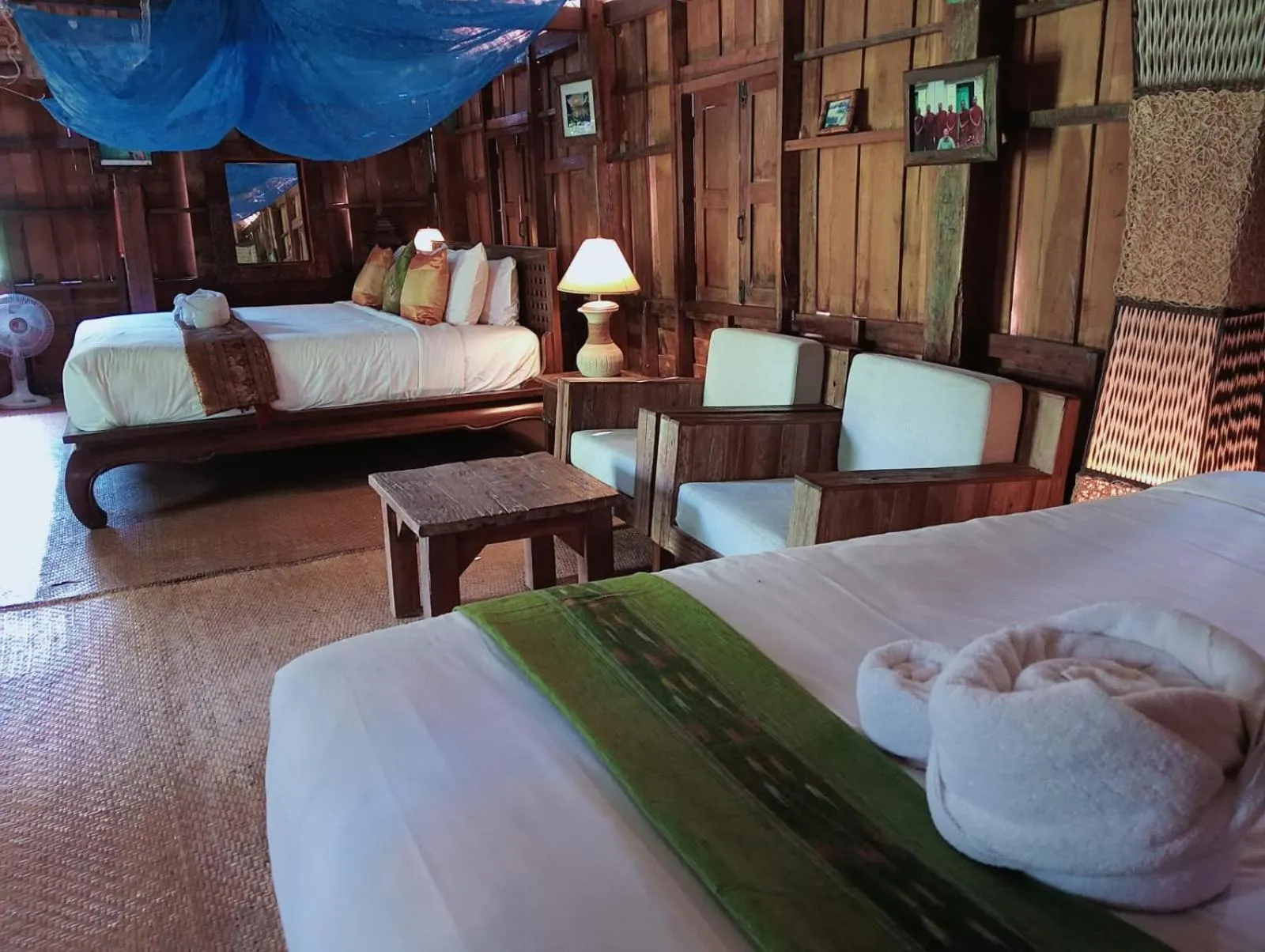 Bedroom, Bed in On The Mekong Resort