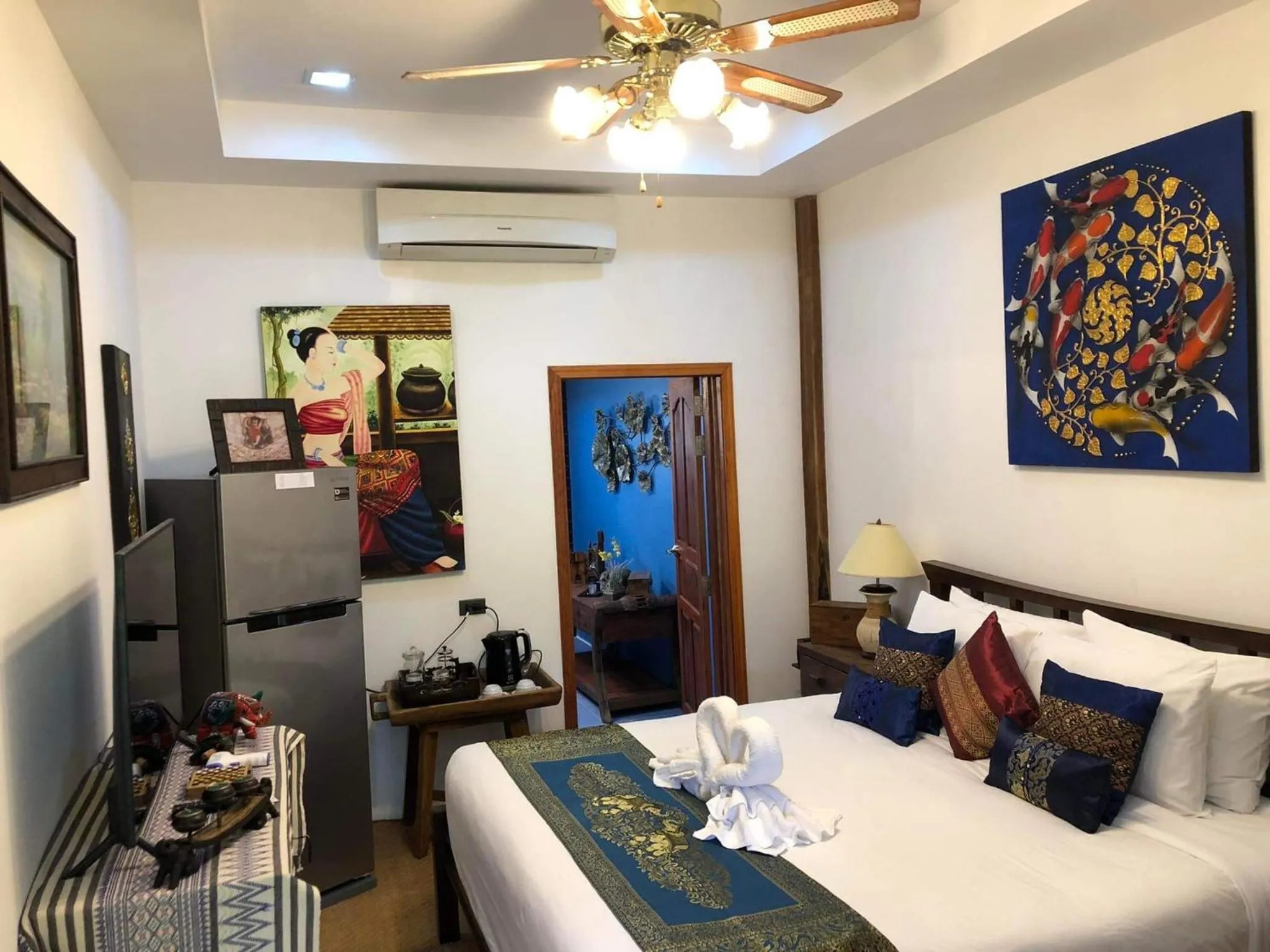 Bedroom, Bed in On The Mekong Resort