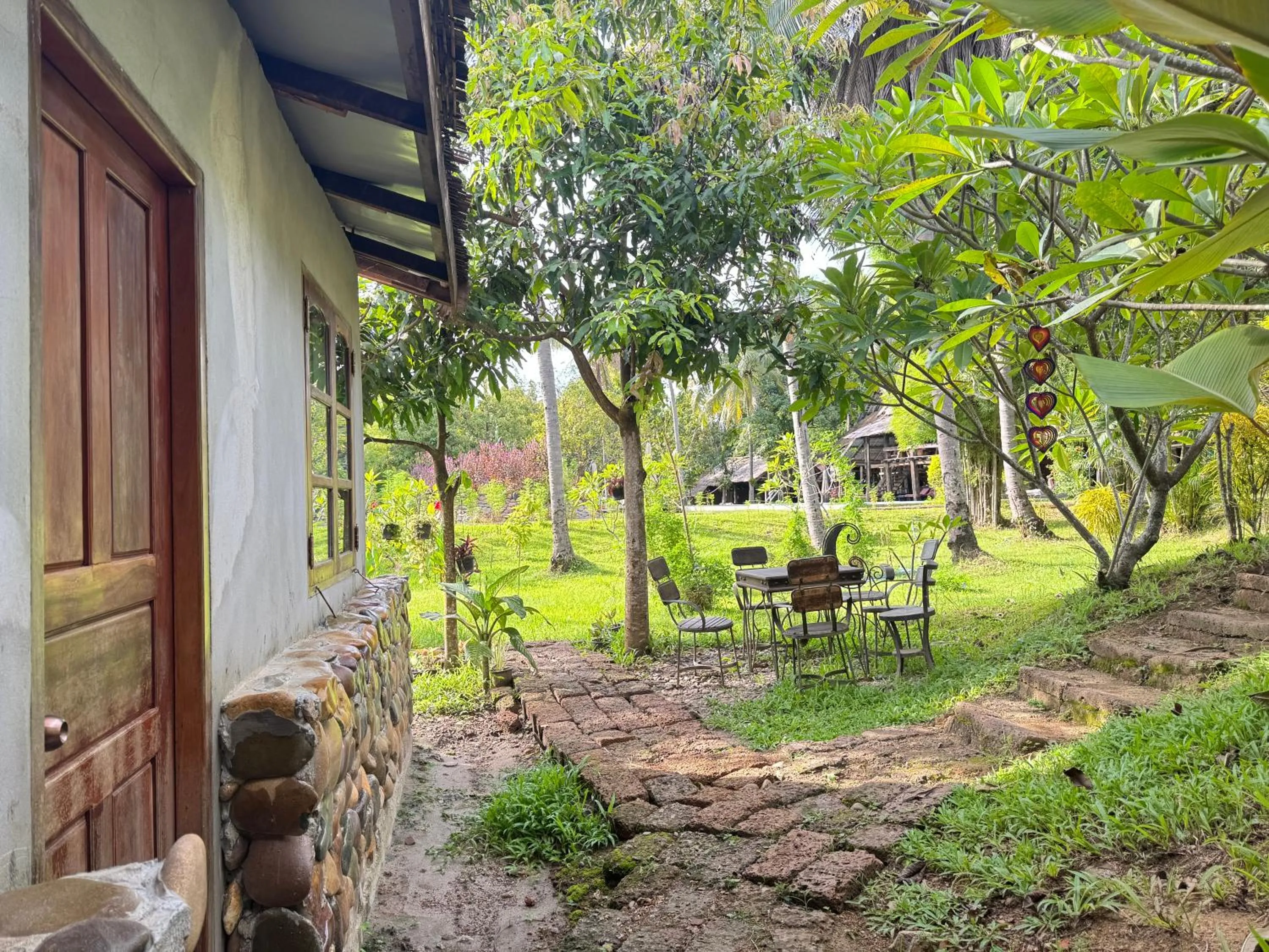 Facade/entrance in On The Mekong Resort