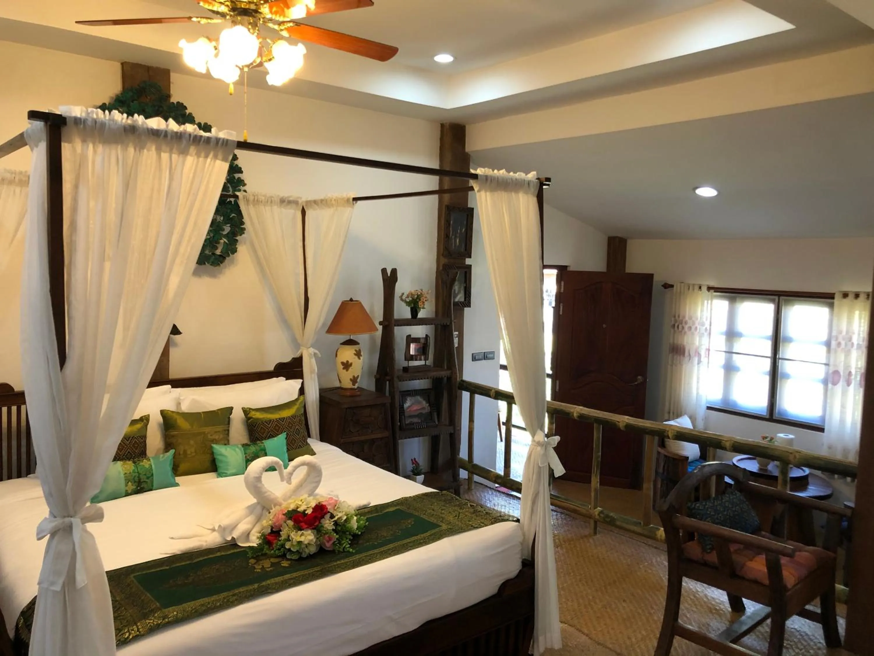 Bedroom in On The Mekong Resort