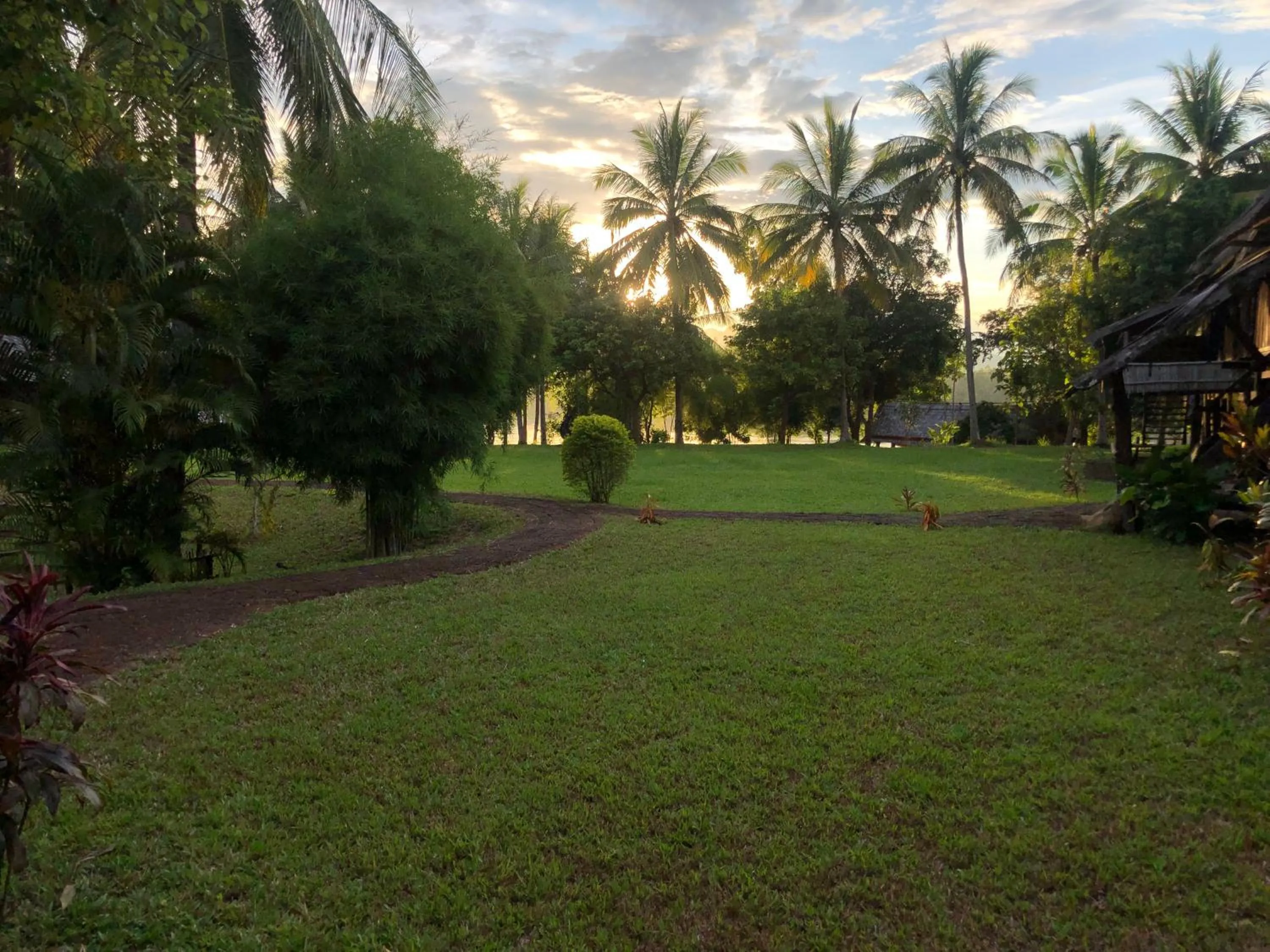 Natural landscape in On The Mekong Resort