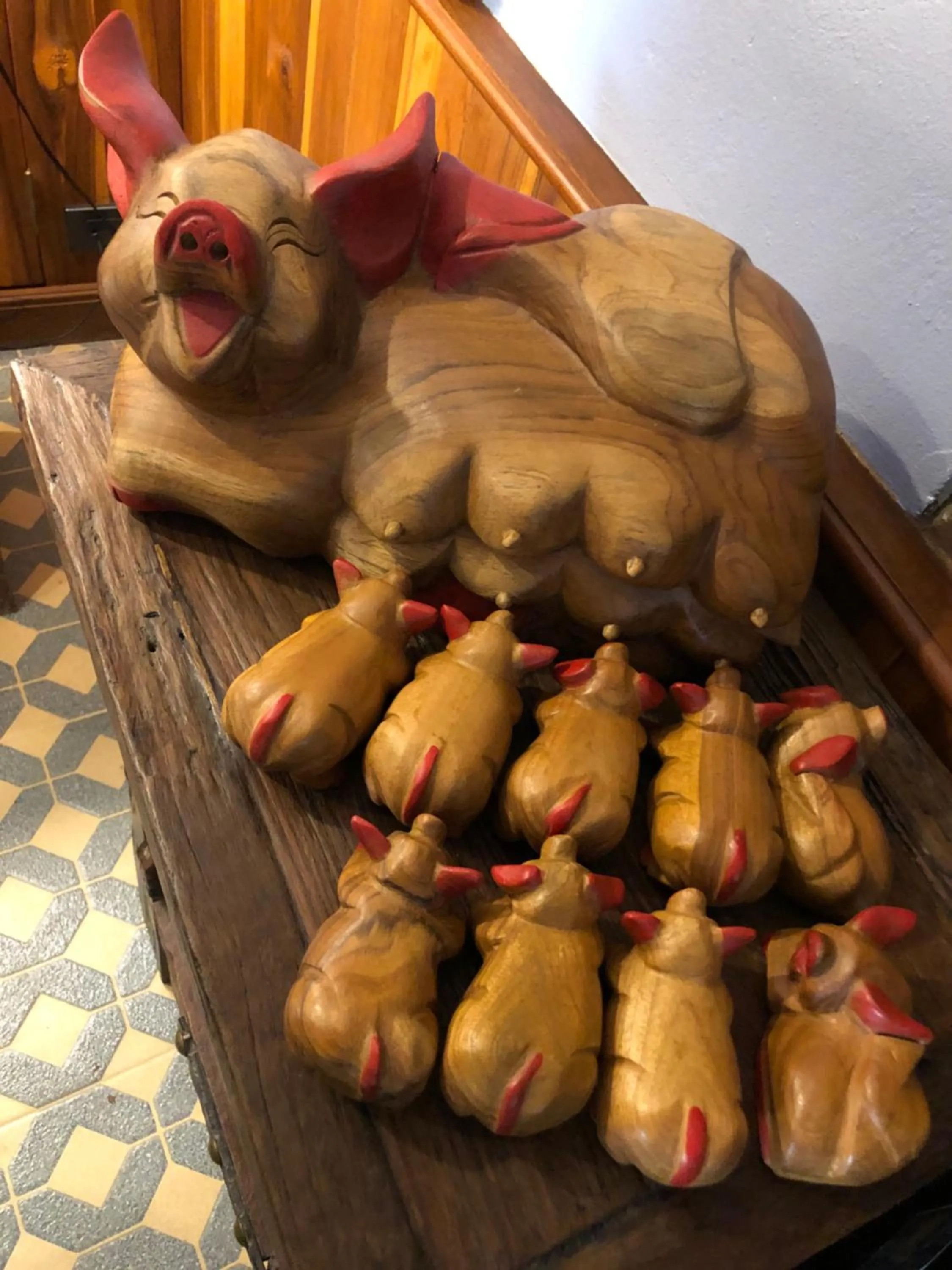 Decorative detail in On The Mekong Resort