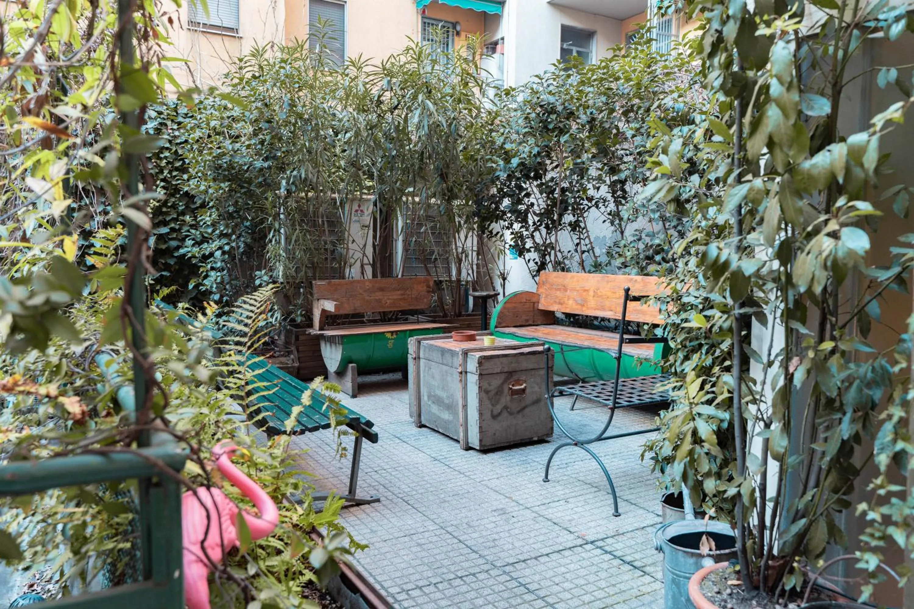 Patio in Ostello Bello Milano Centrale